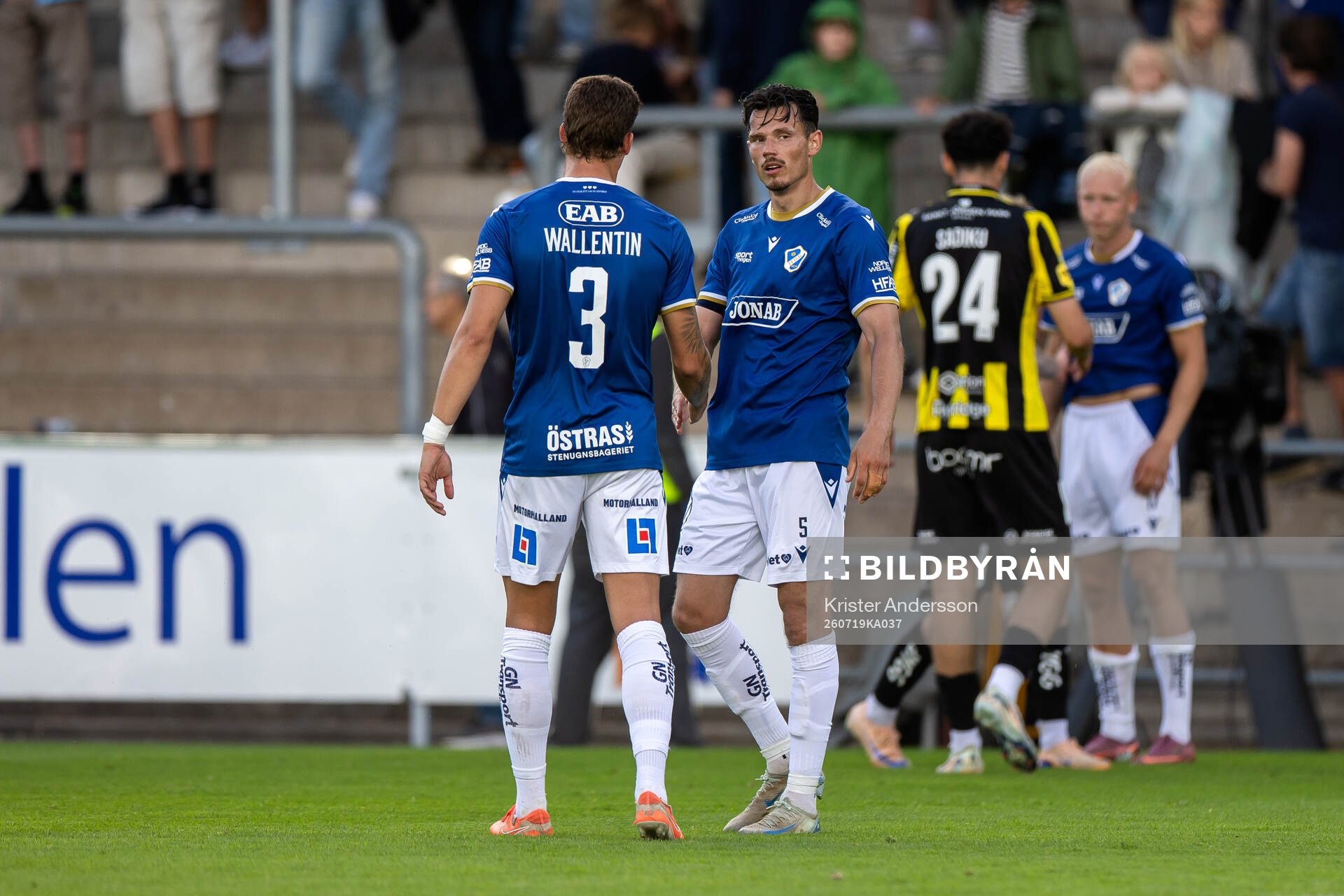 Halmstads Gabriel Wallentin och Pascal Gregor deppar