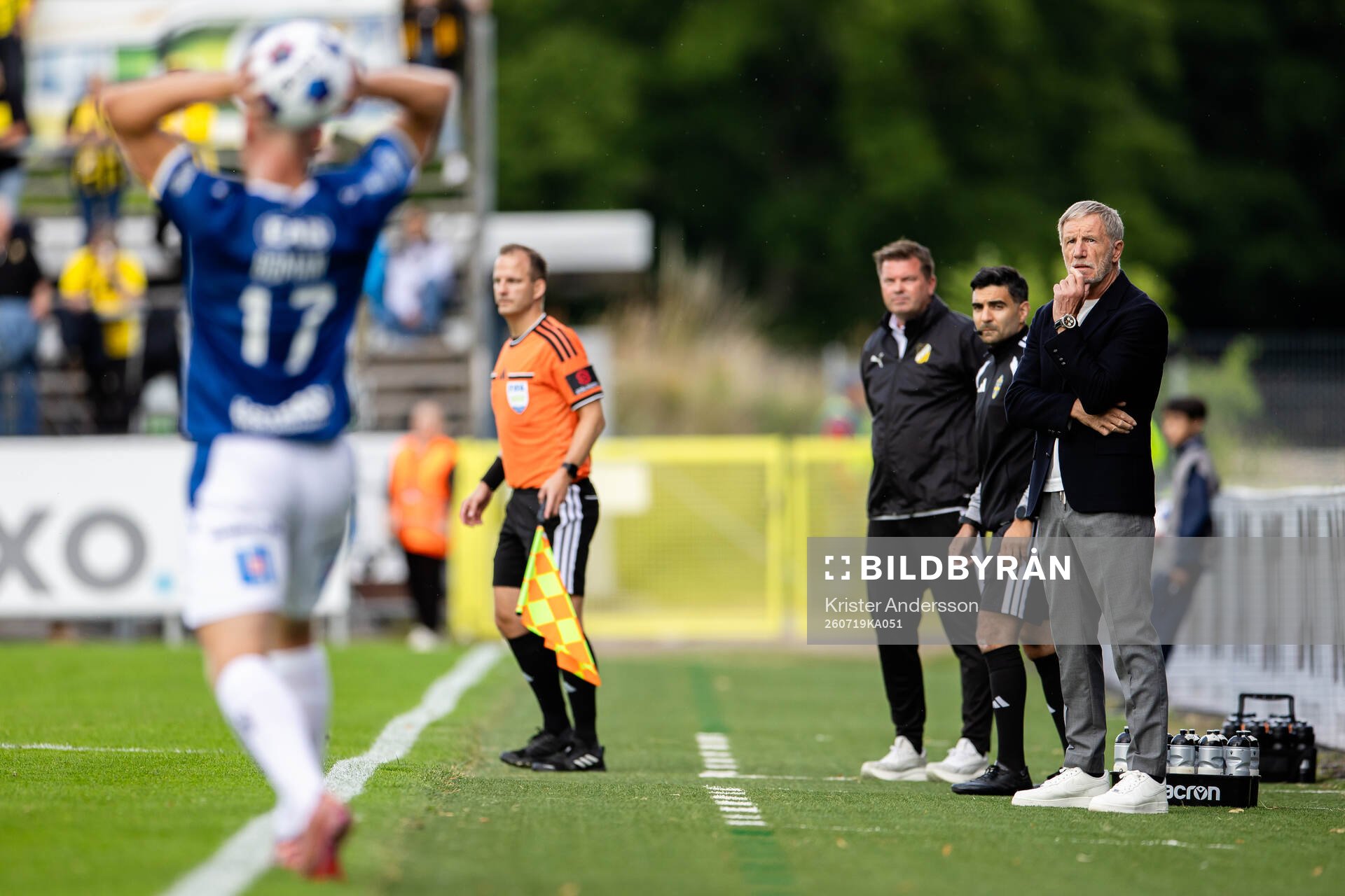 Halmstads tränare Stuart Baxter