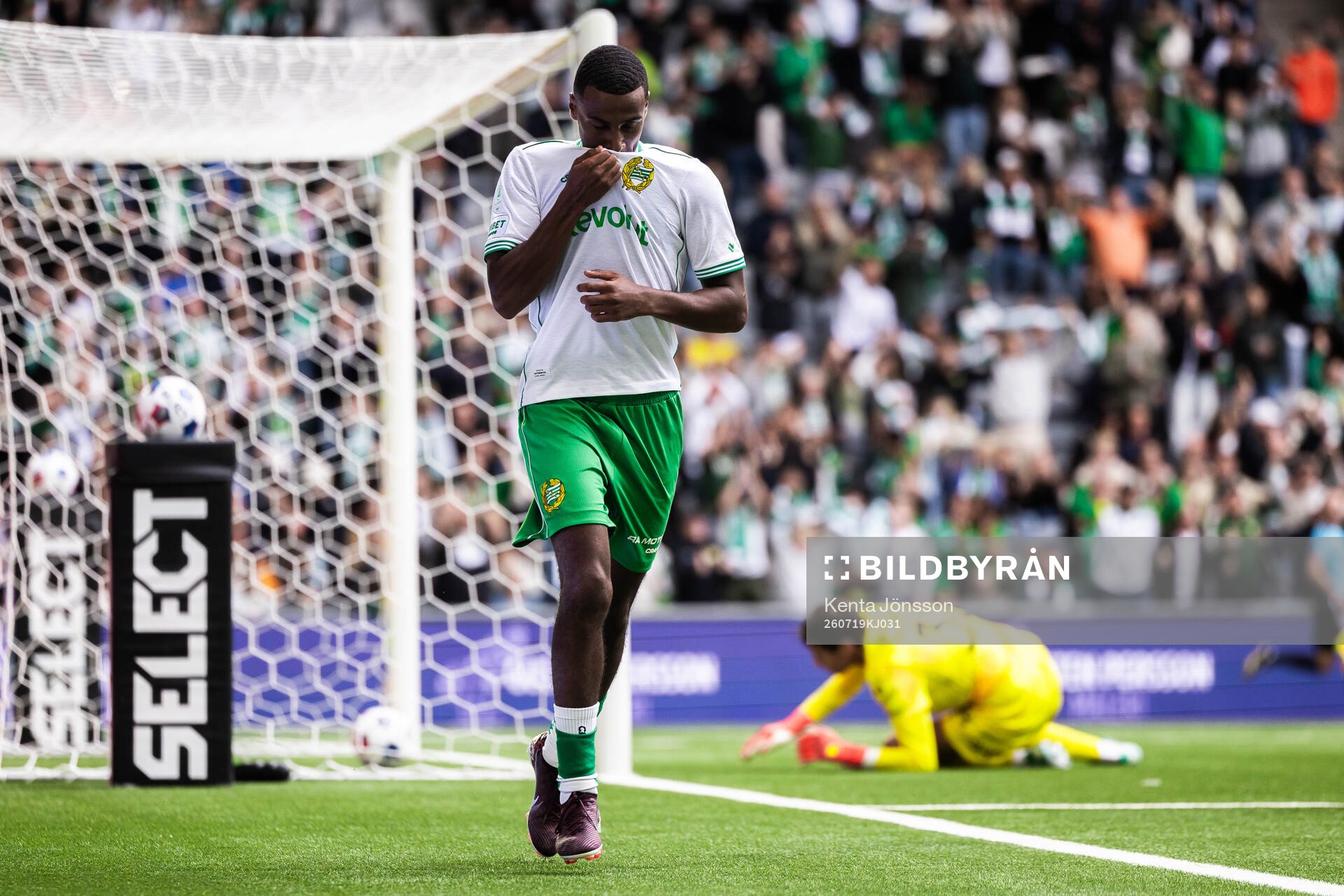 Hammarbys Paulos Abraham jublar
