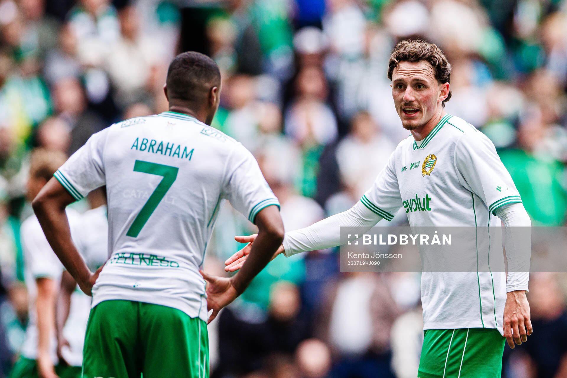Hammarbys Paulos Abraham och Noah Persson