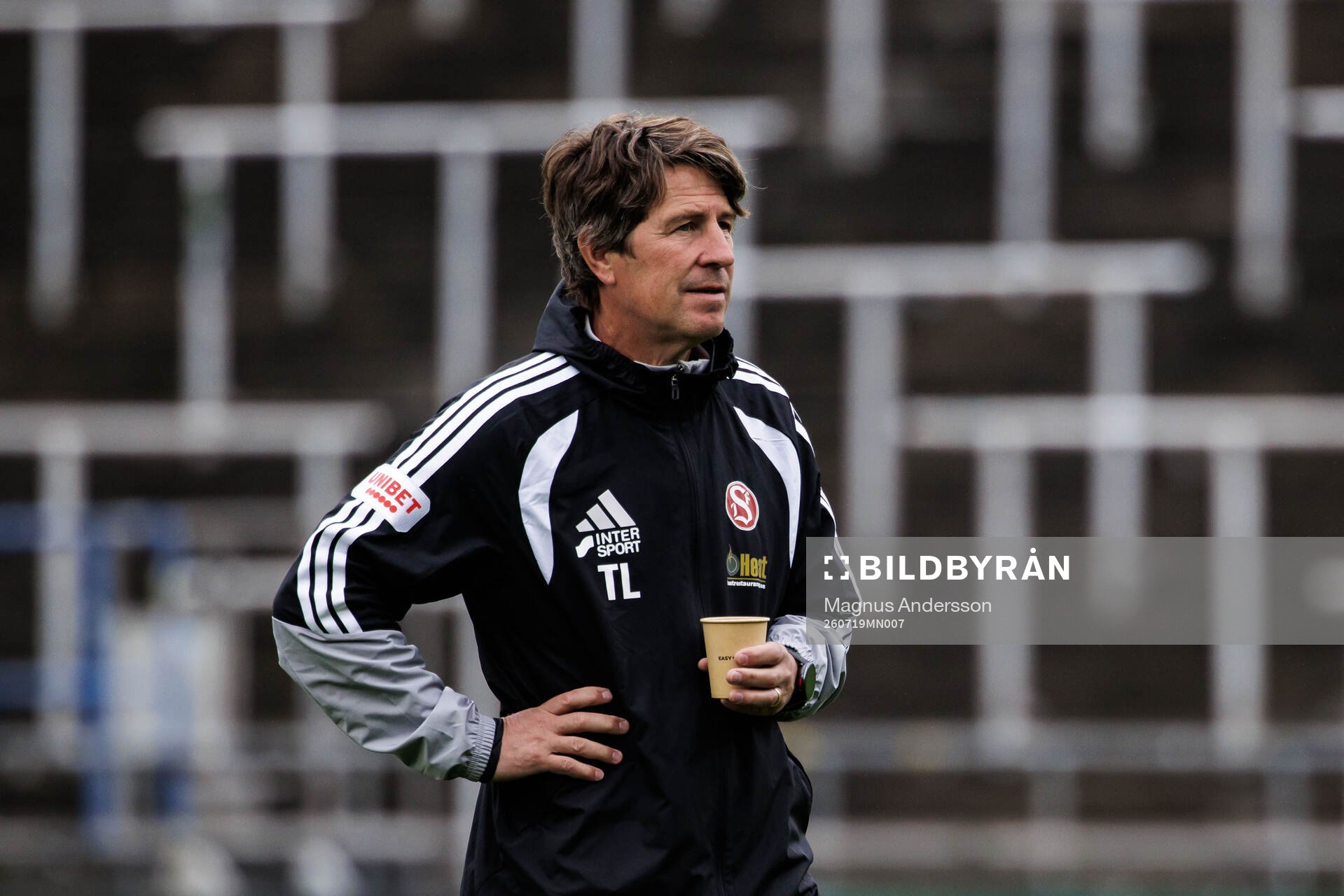 Sandvikens tränare Thomas Lagerlöf