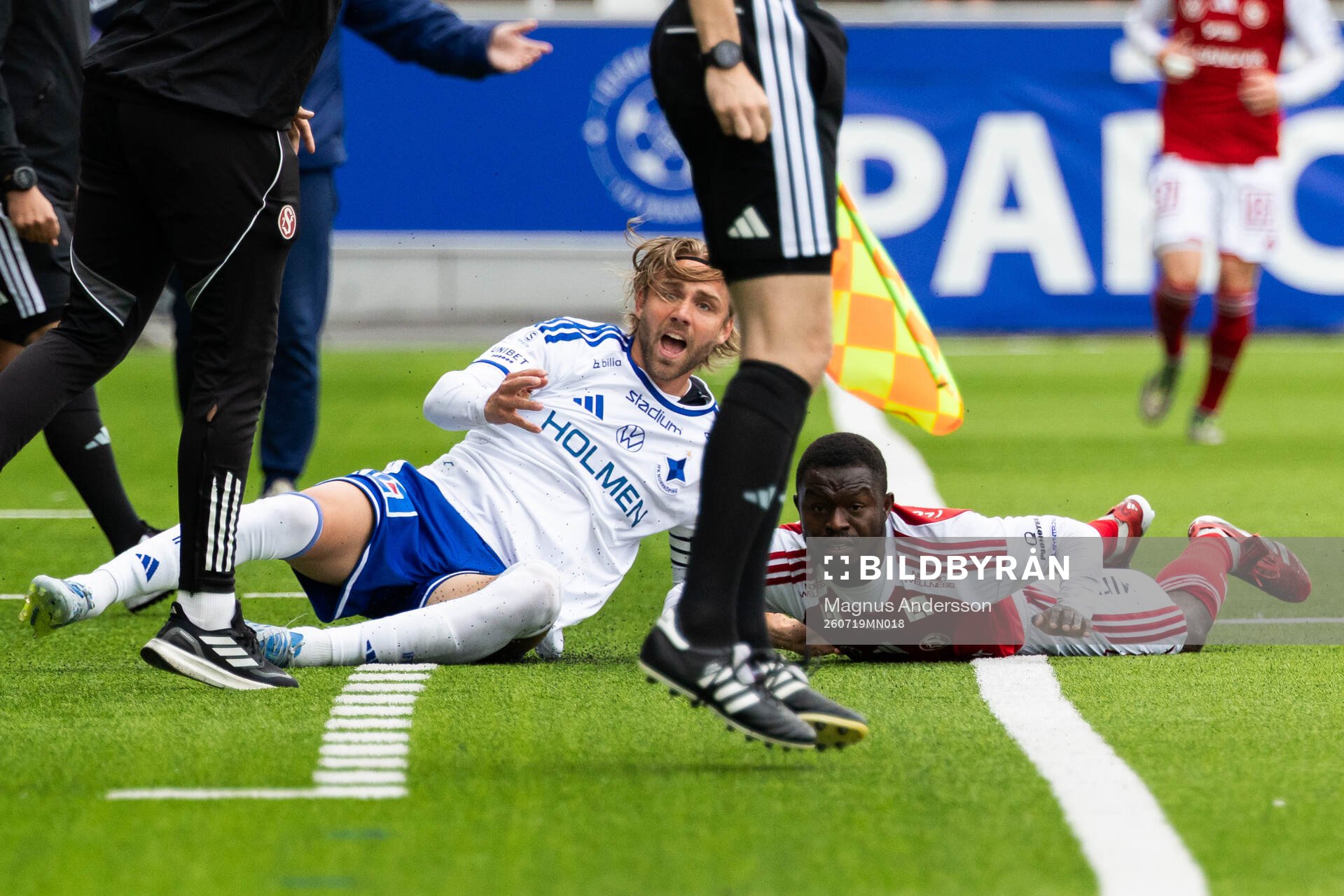 IFK Norrköpings Christoffer Nyman och Sandvikens Mohammed