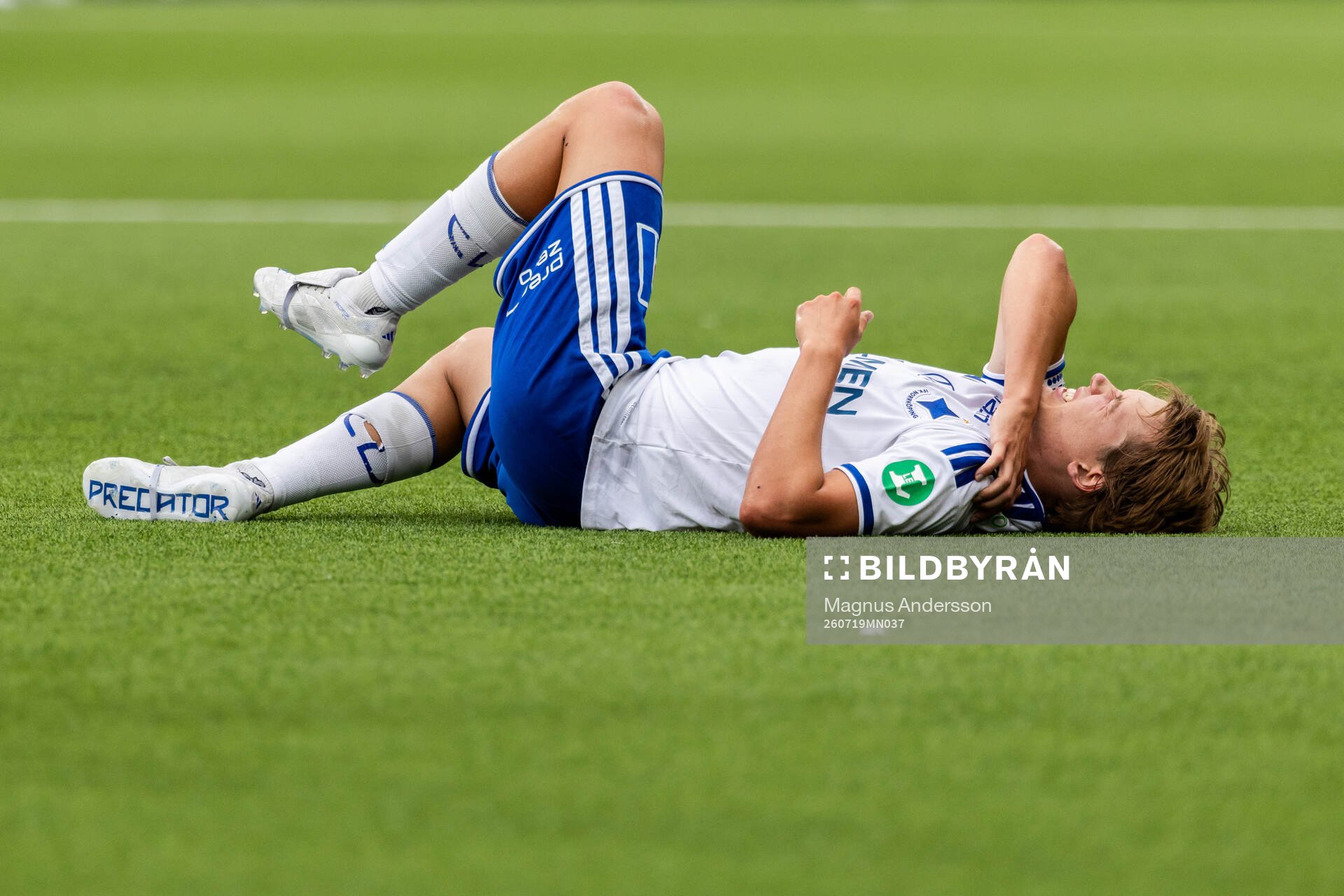 IFK Norrköpings Ture Sandberg har ont