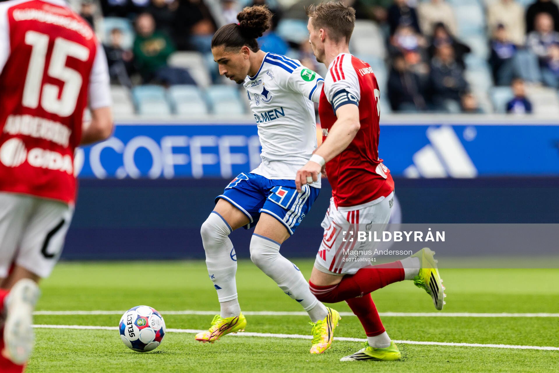 IFK Norrköpings Elias Jemal och Sandvikens Gustav Thörn