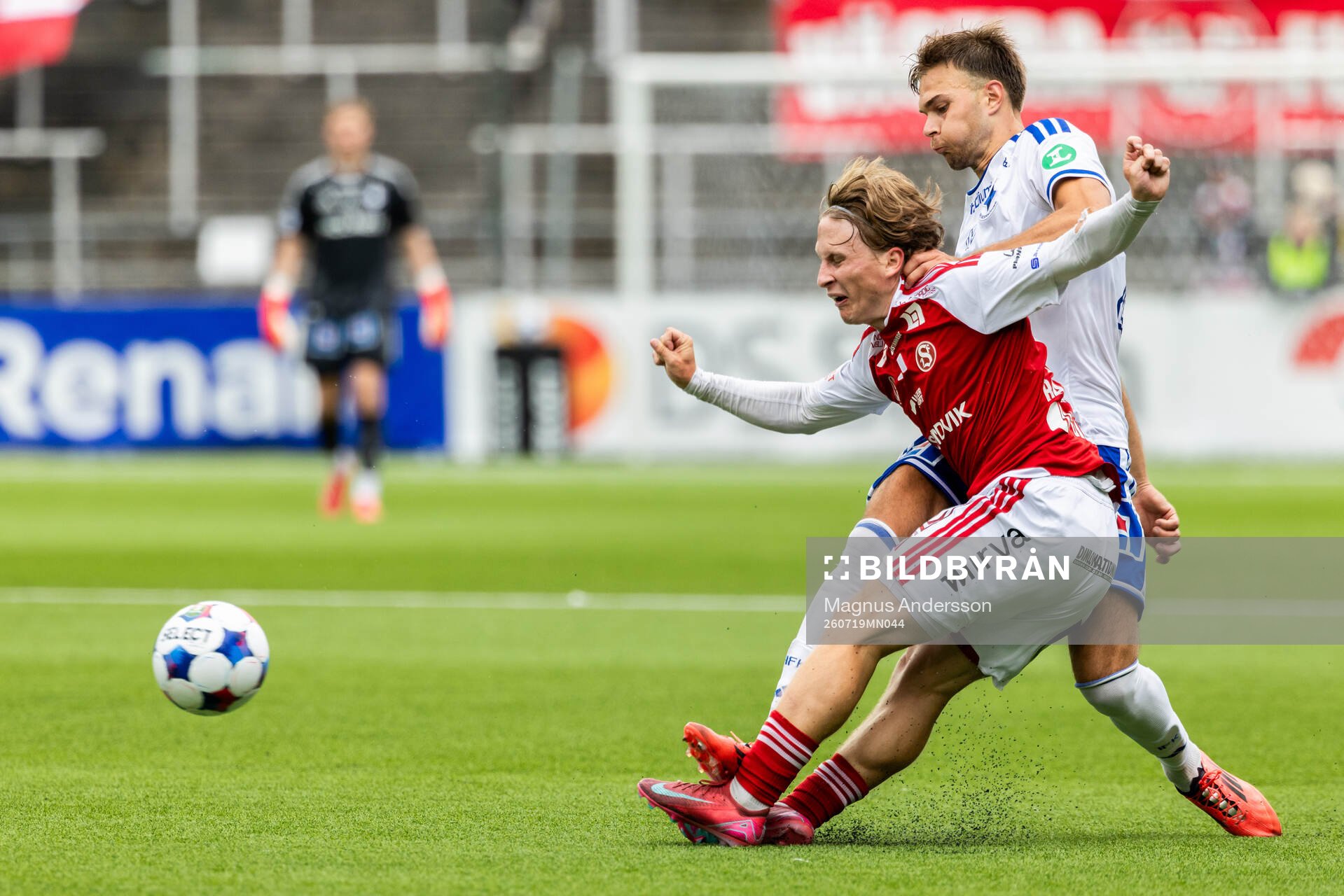 Sandvikens Victor Backman och IFK Norrköpings Anton