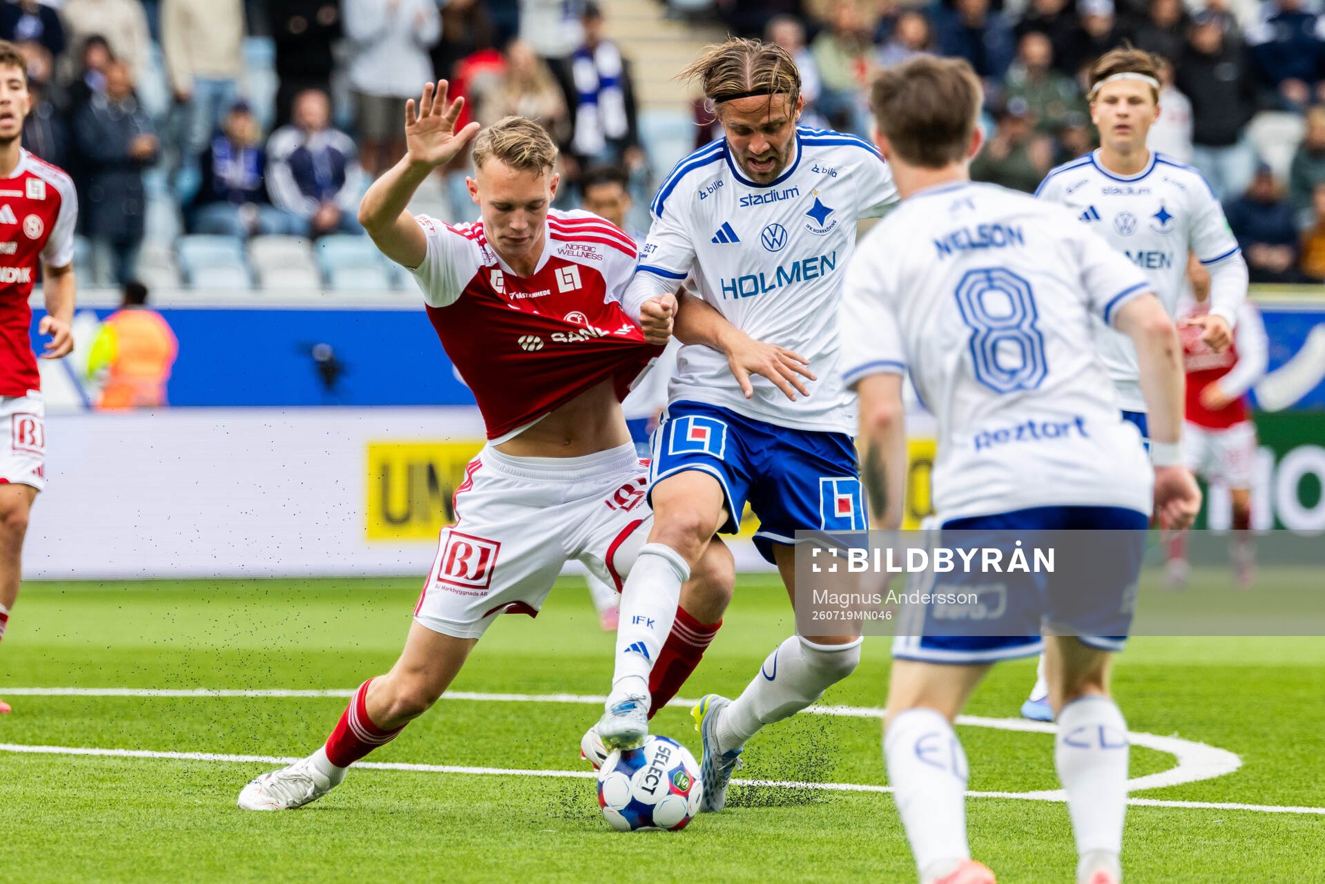 Sandvikens Nino Geiger och IFK Norrköpings Christoffer