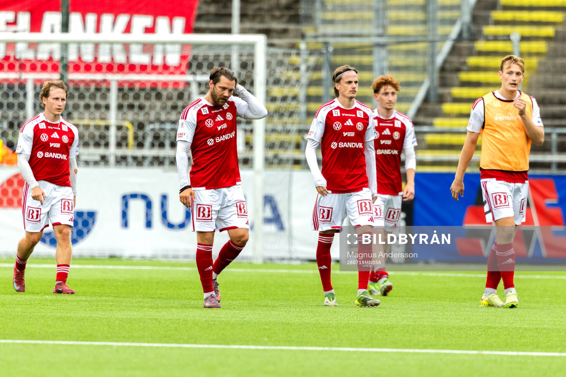 Sandvikens spelare deppar