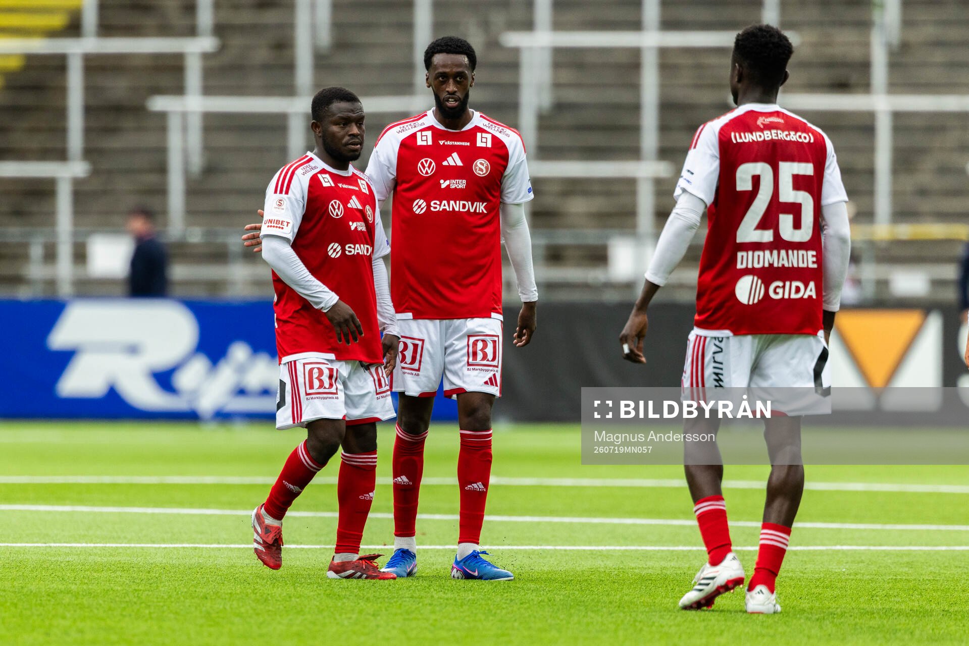 Sandvikens spelare deppar