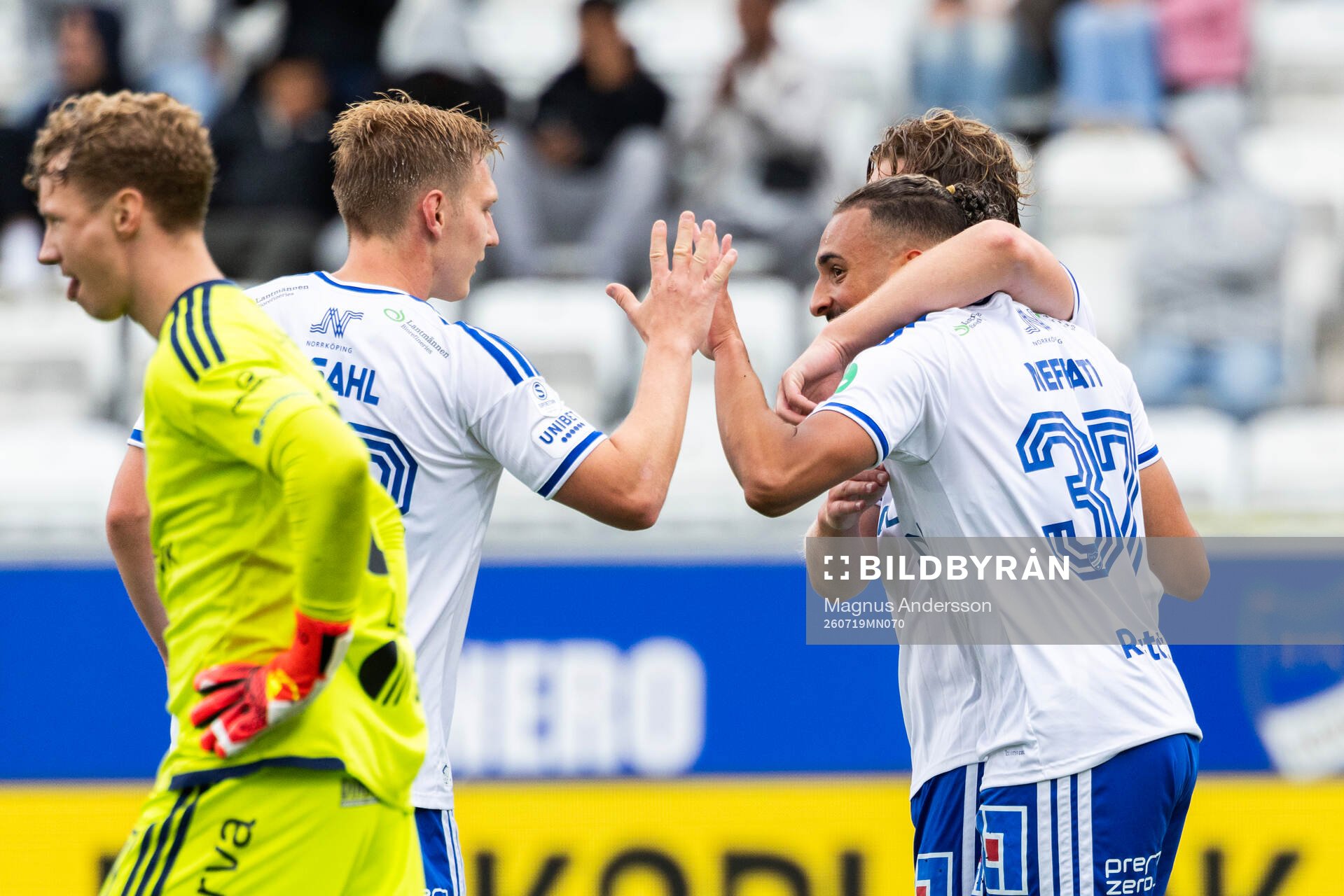 IFK Norrköpings Moutaz Neffati jublar