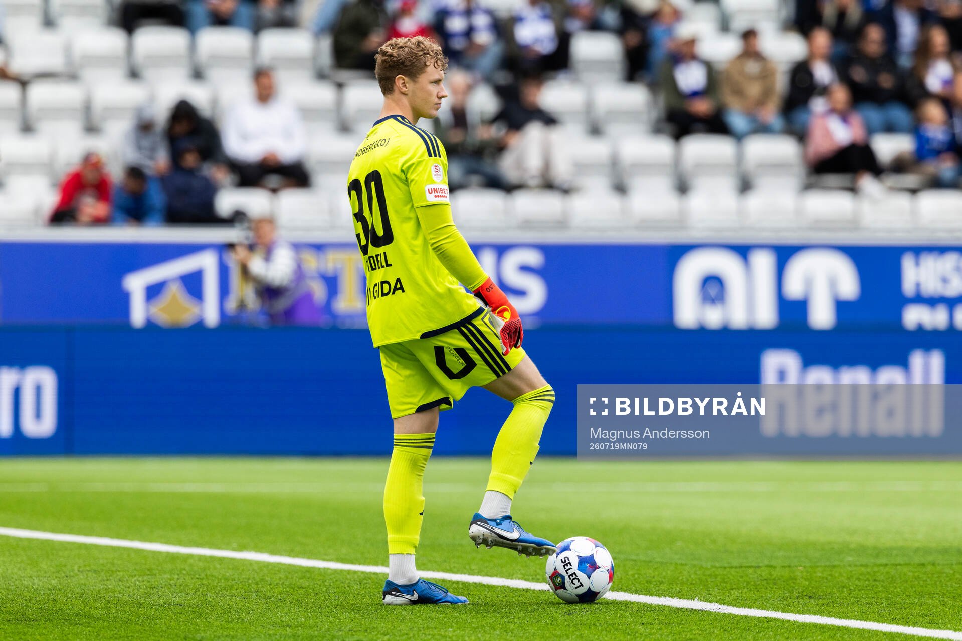 Sandvikens målvakt Otto Lindell