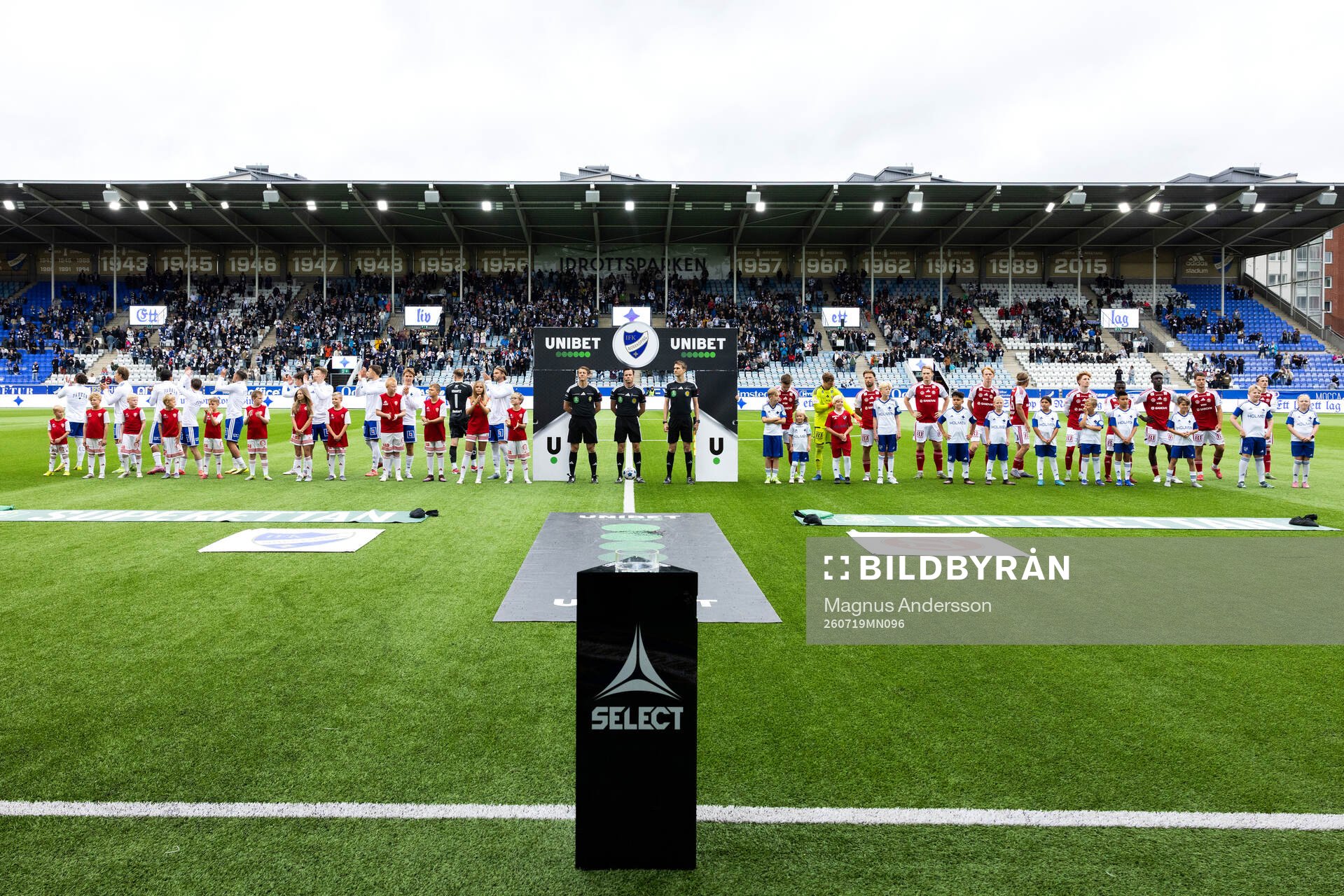 IFK Norrköpings spelare och Sandvikens spelare