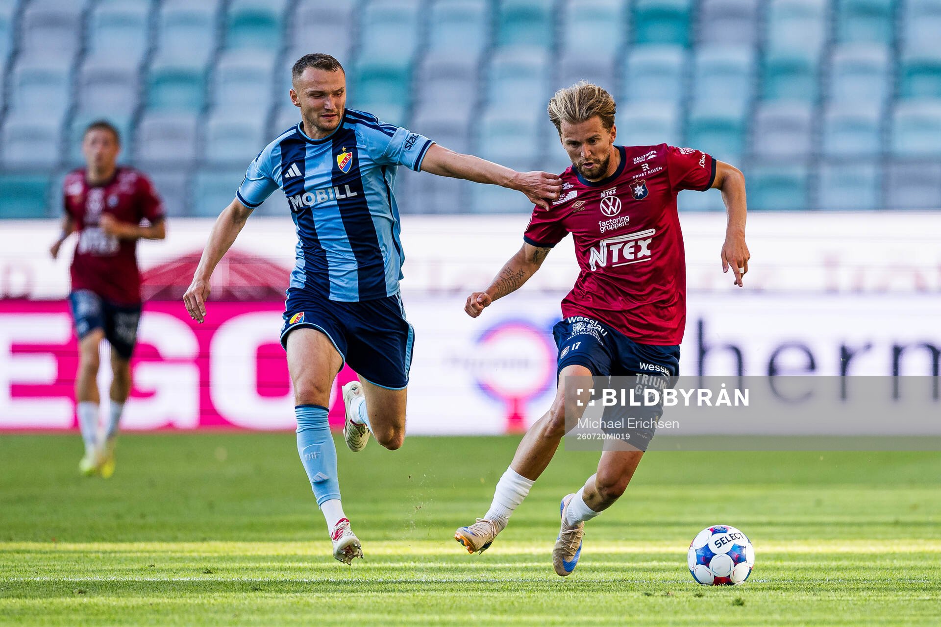 Djurgårdens Piotr Johansson och Örgrytes William Hofvander