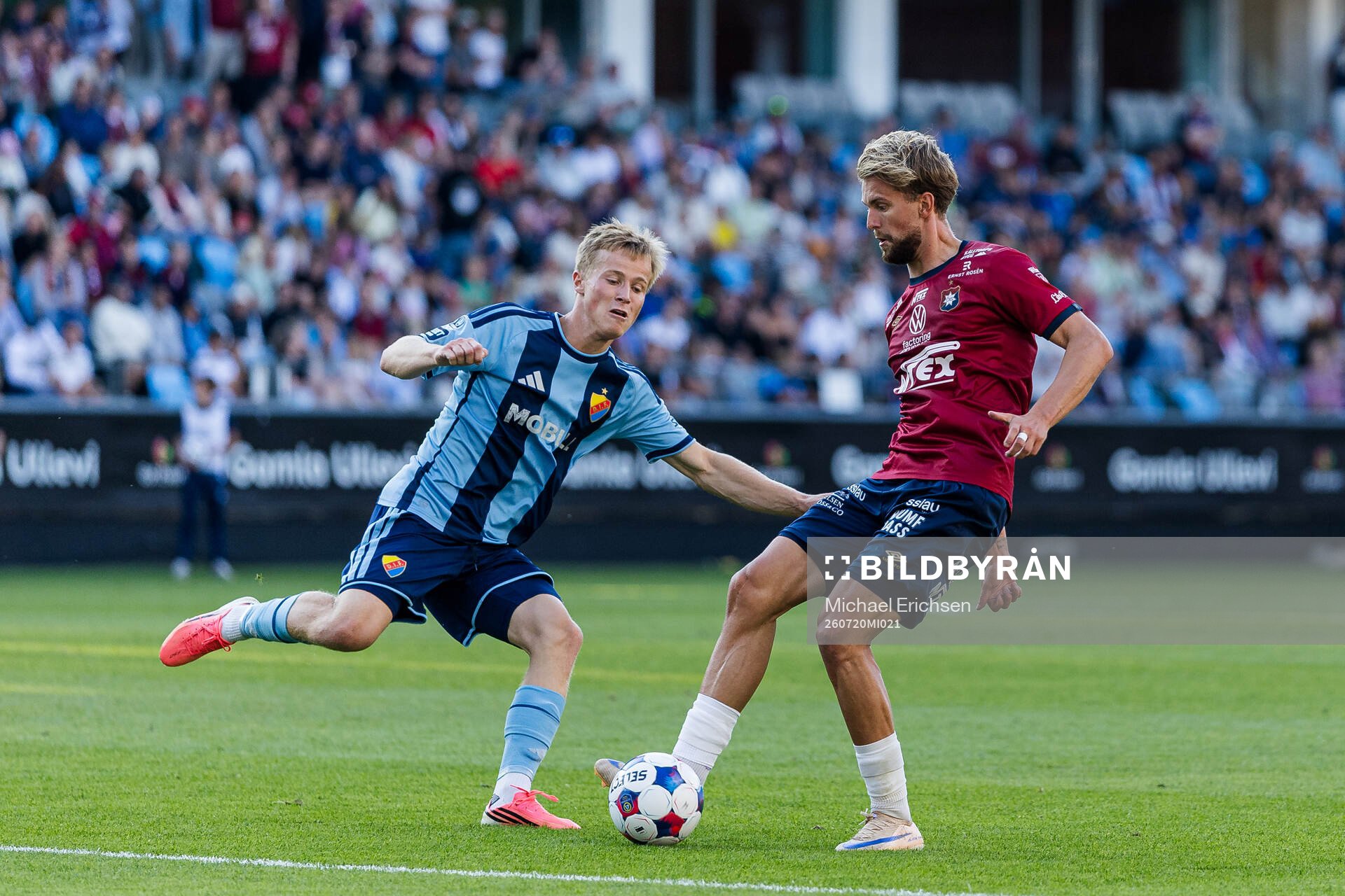 Djurgårdens Bo Hegland och Örgrytes William Hofvander