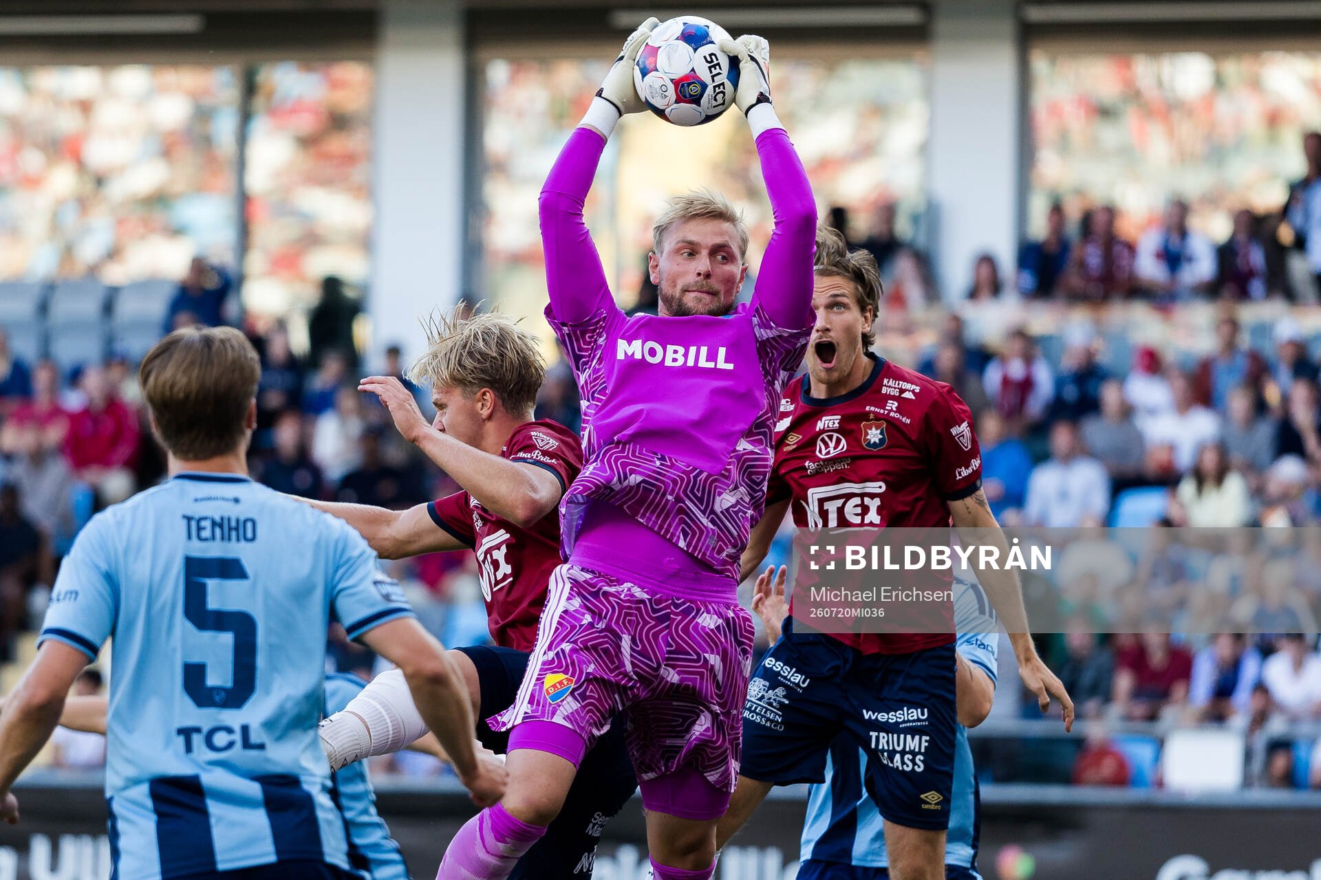 Djurgårdens målvakt Jacob Rinne, Örgrytes Sebastian