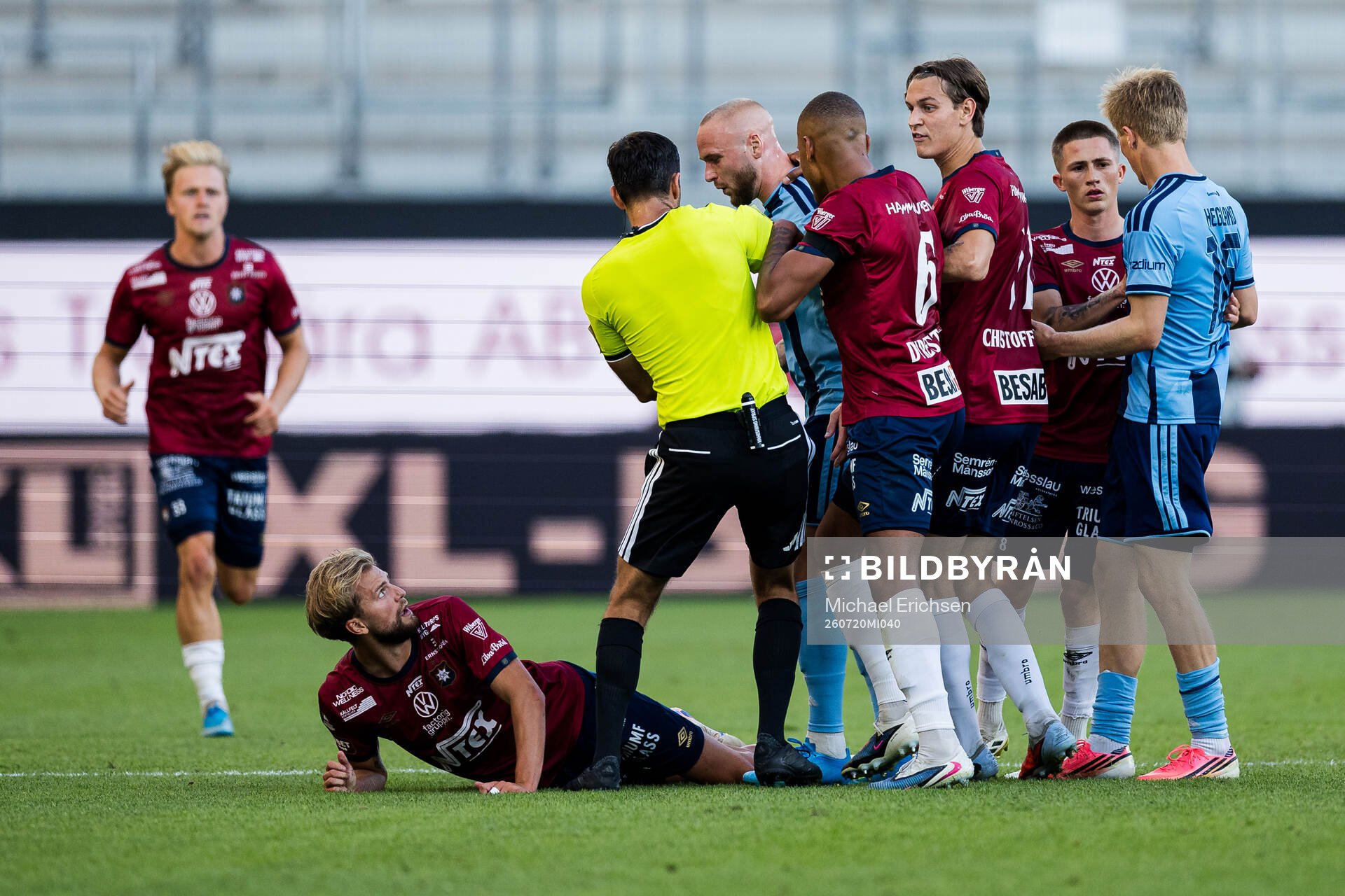 Örgrytes William Hofvander 0ch Djurgårdens Adam Ståhl