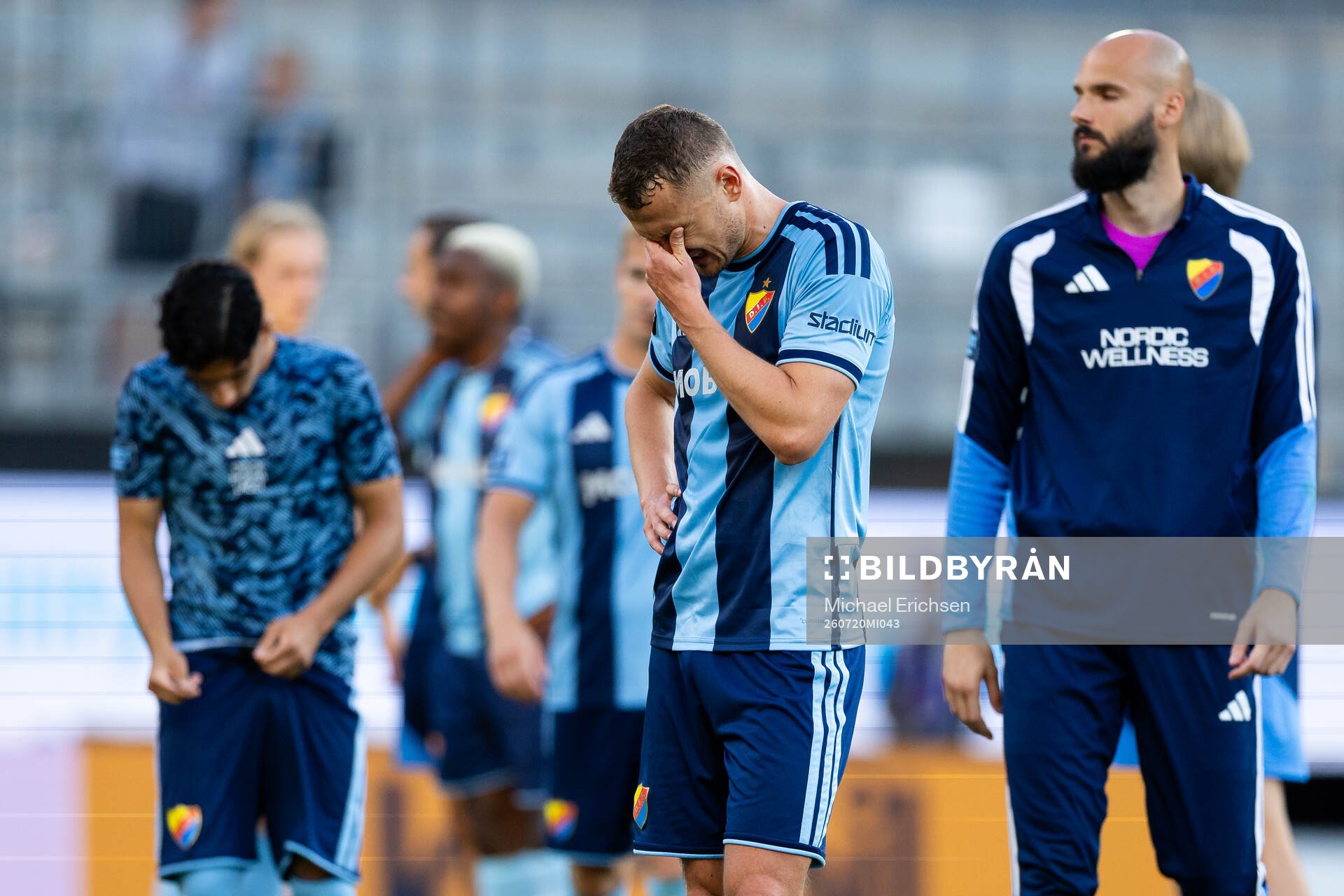 Djurgårdens Piotr Johansson deppar