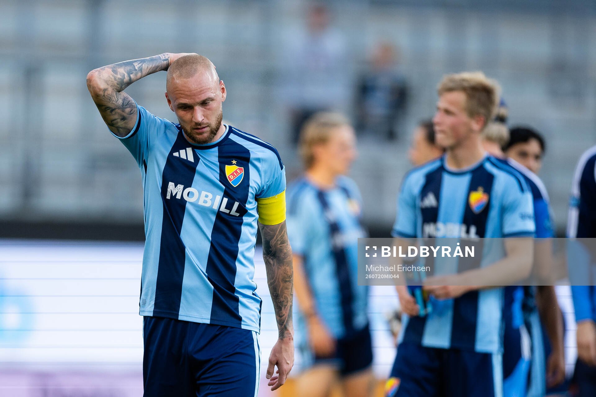 Djurgårdens Adam Ståhl  deppar