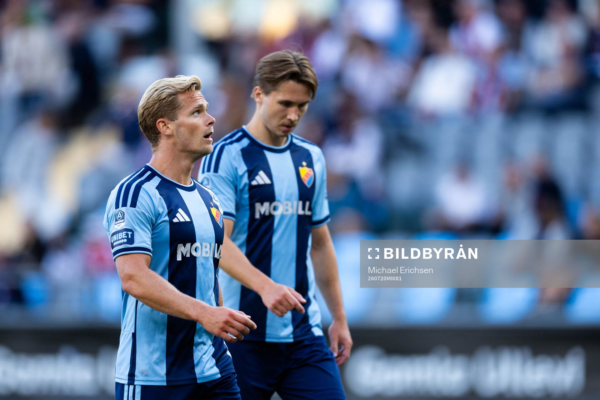 Djurgårdens Hampus Finndell och Miro Tenho