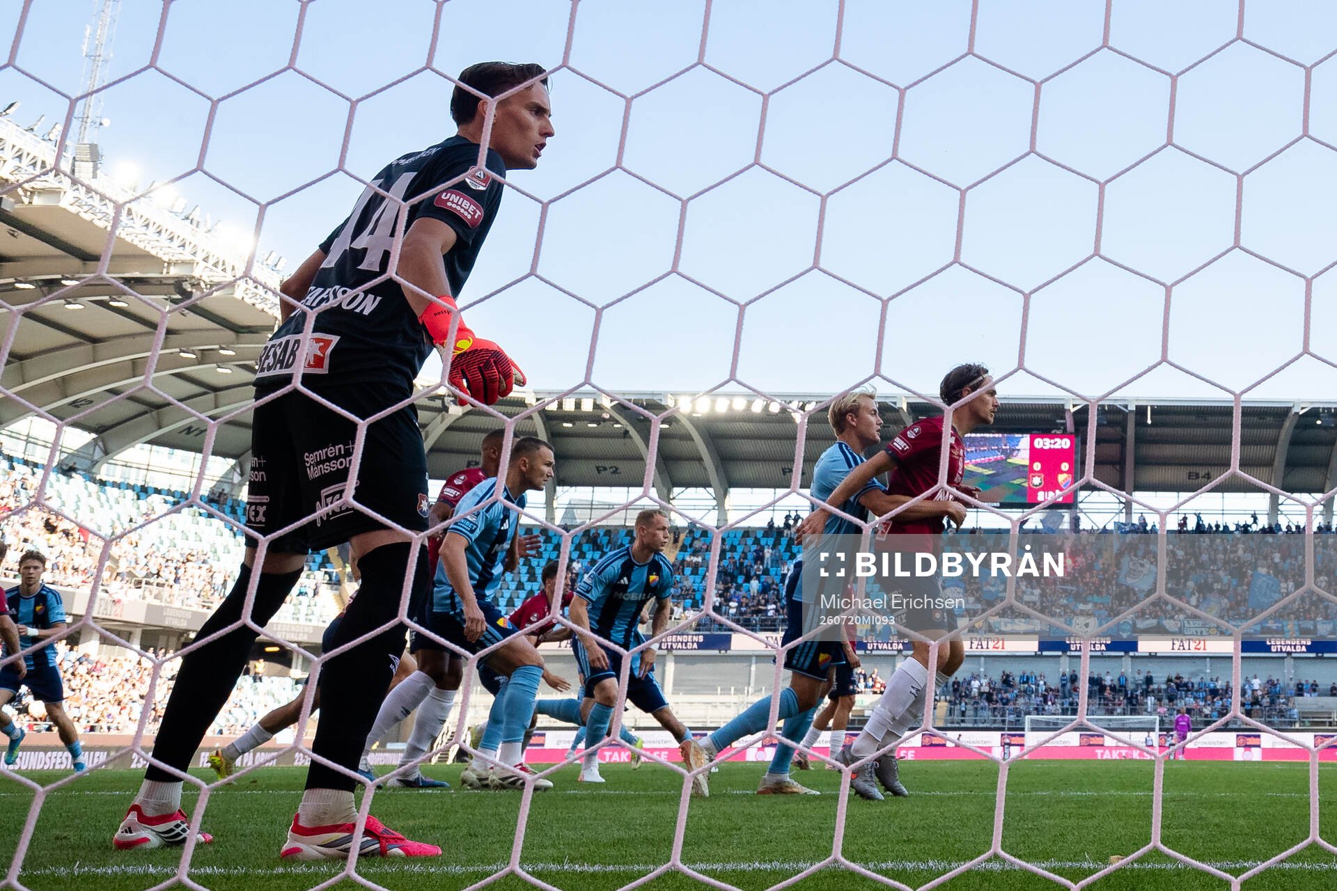 Örgrytes målvakt Hampus Gustafsson