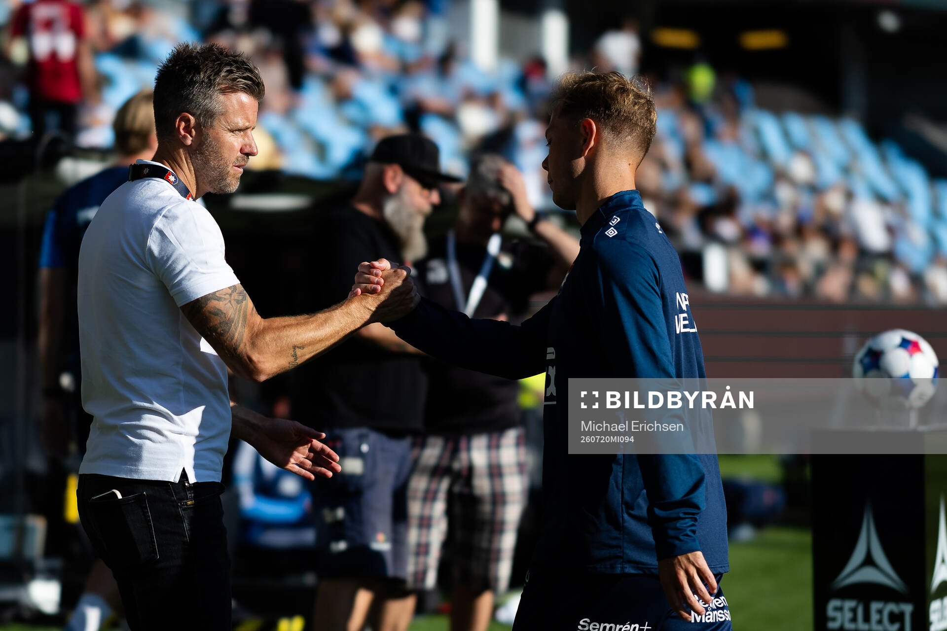 Örgrytes sportchef Pontus Farnerud och Adam Andersson