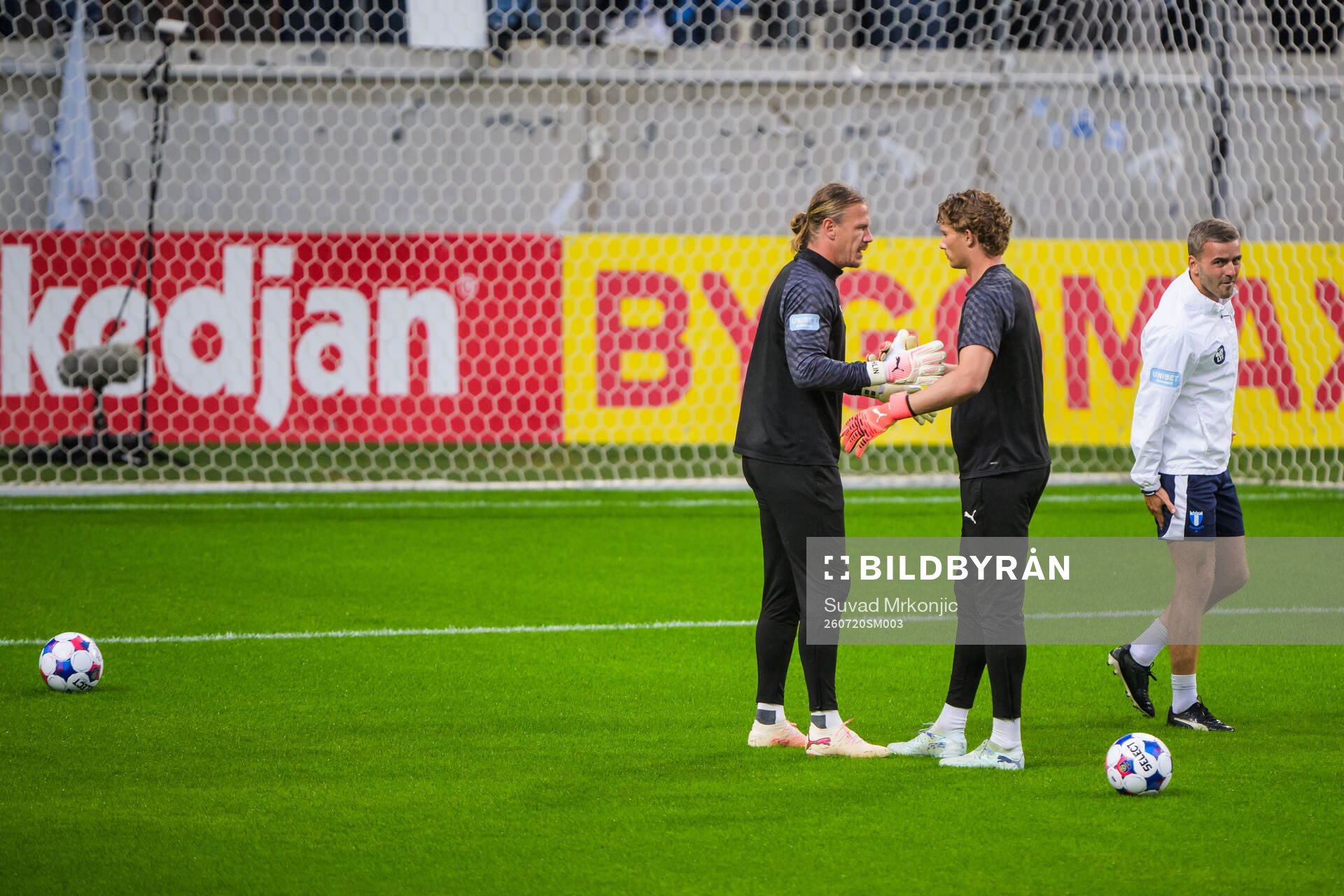 Malmö FFs målvakt Johan Dahlin