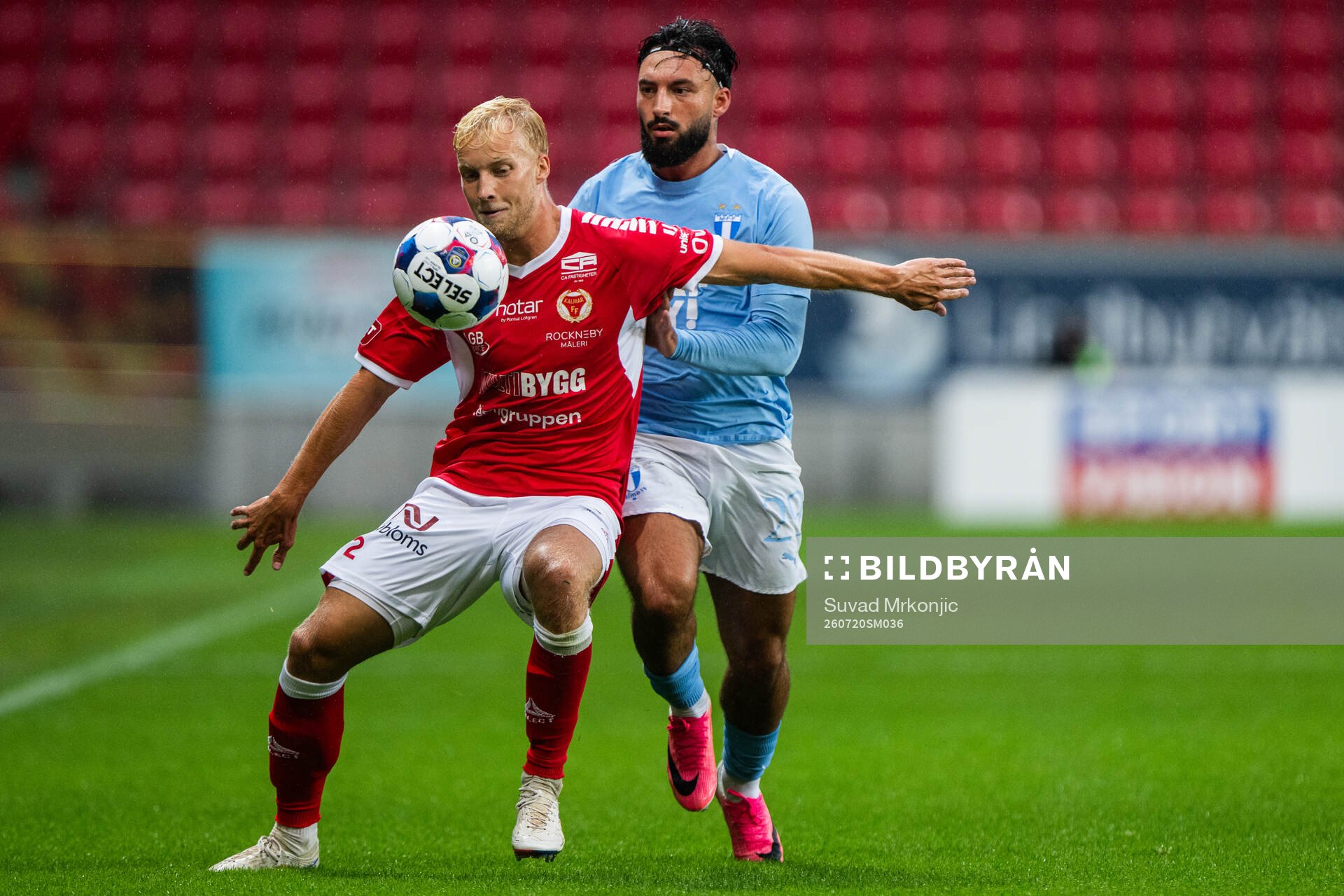 Kalmars Victor Larsson och Malmö FFs Sead Haksabanovic