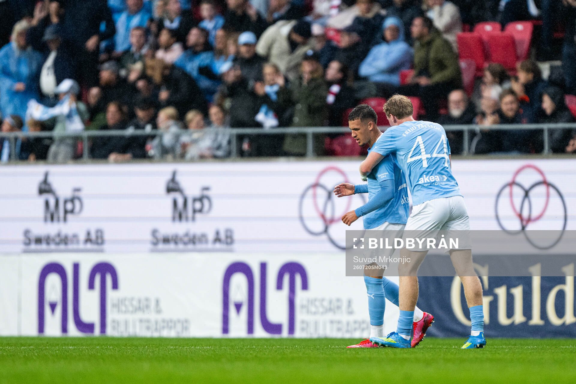 Malmö FFs Noah Åstrand John och Malte Frejd Pålsson