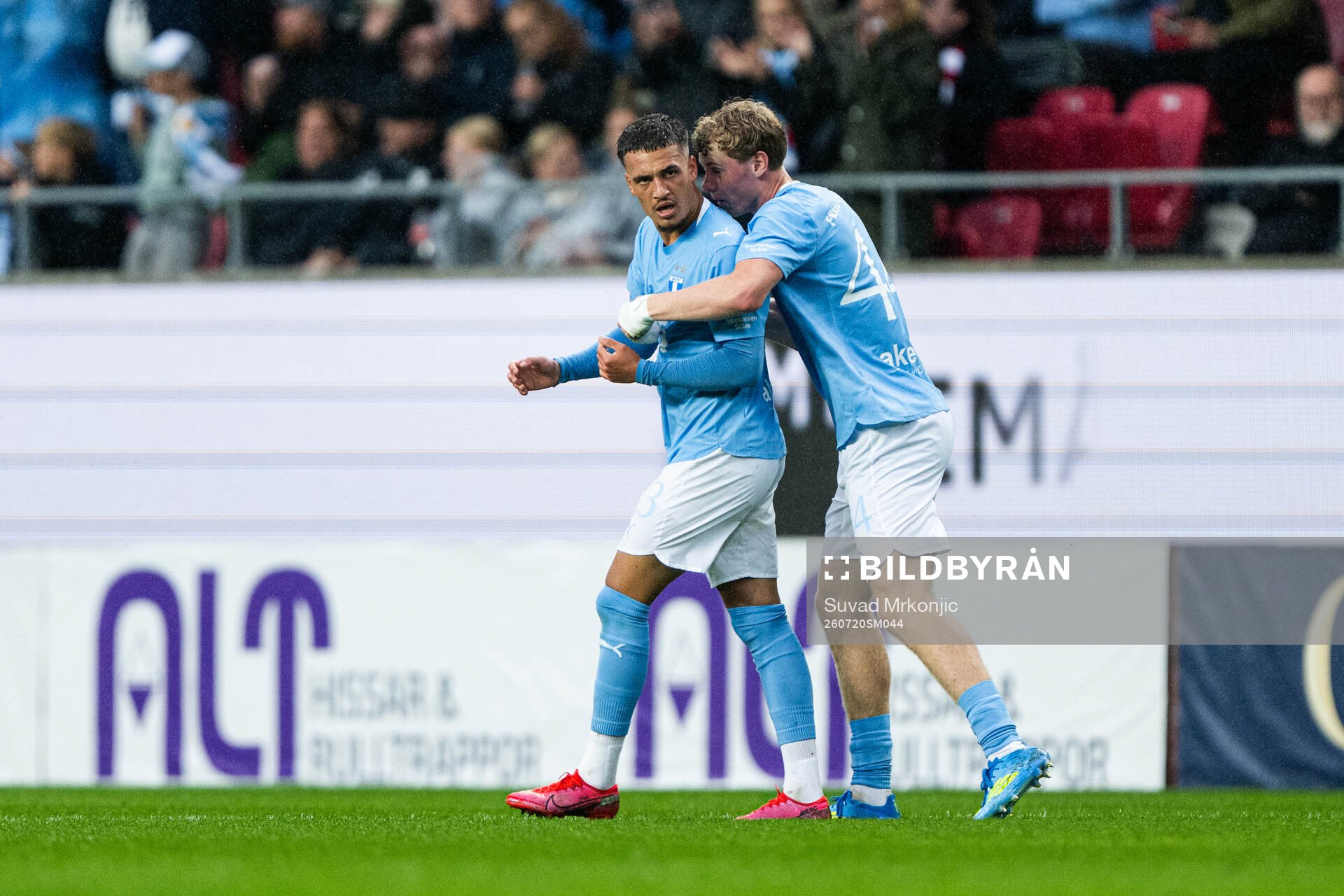 Malmö FFs Noah Åstrand John och Malte Frejd Pålsson