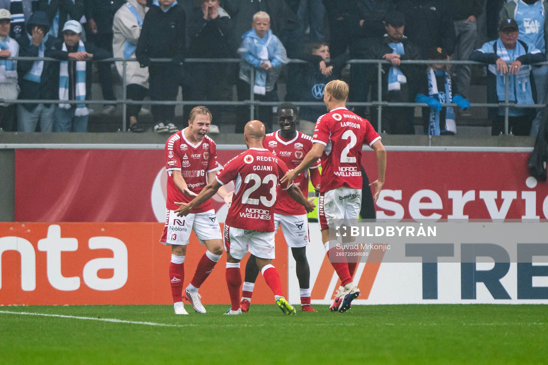 Kalmars Charlie Rosenqvist jublar