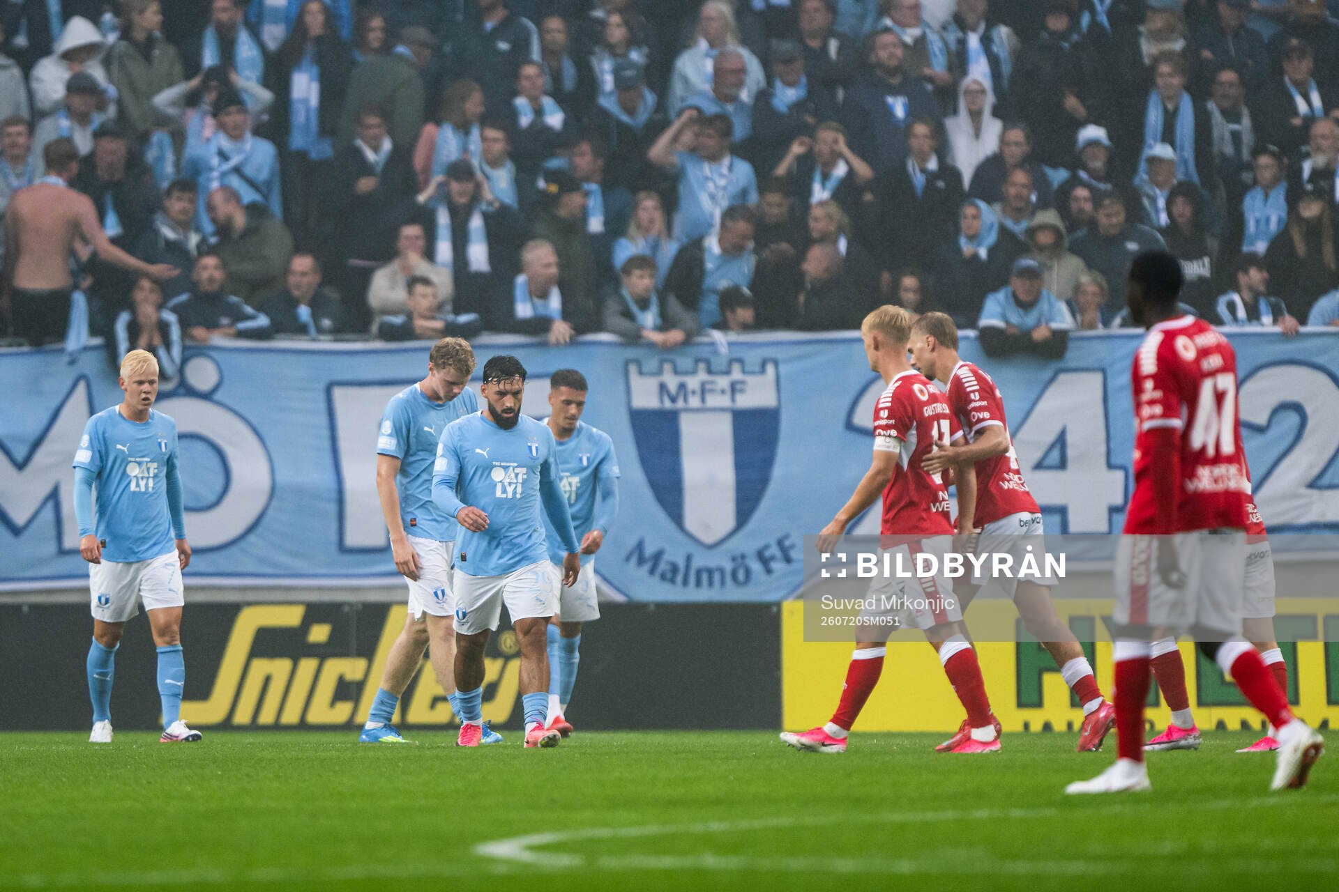Malmö FFs Sead Haksabanovic deppar