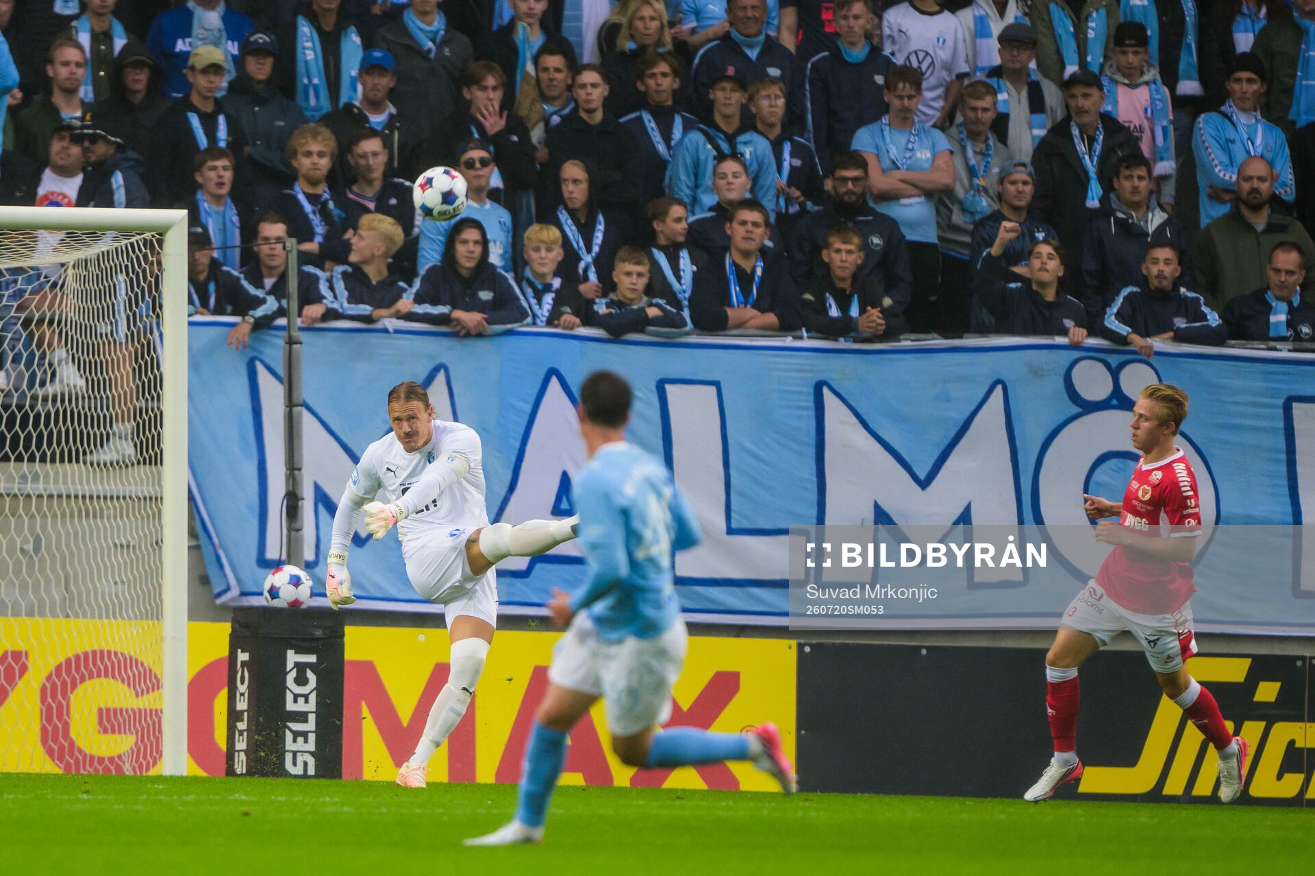 Malmö FFs målvakt Johan Dahlin