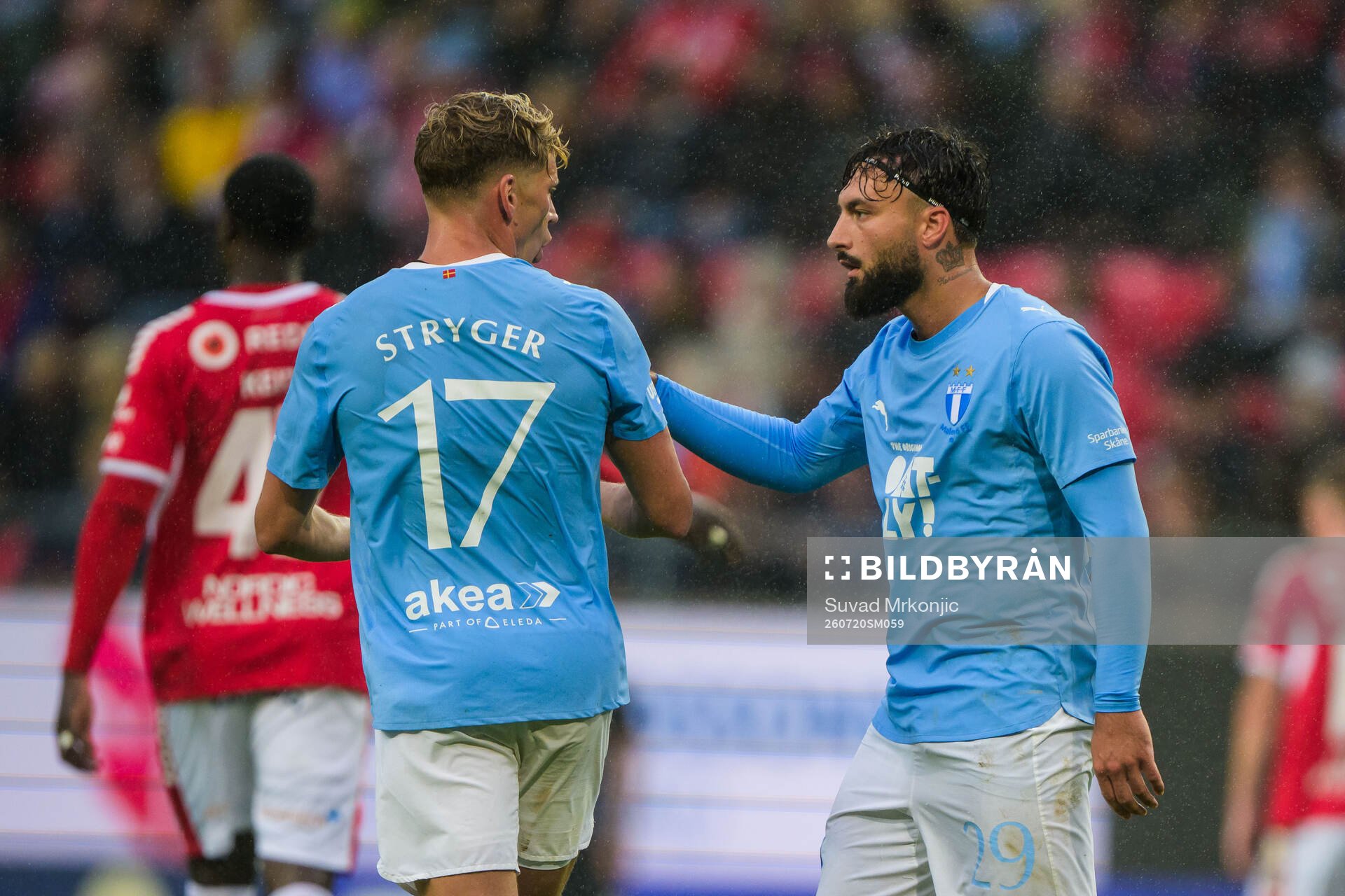 Malmö FFs Jens Stryger Larsen och Sead Haksabanovic