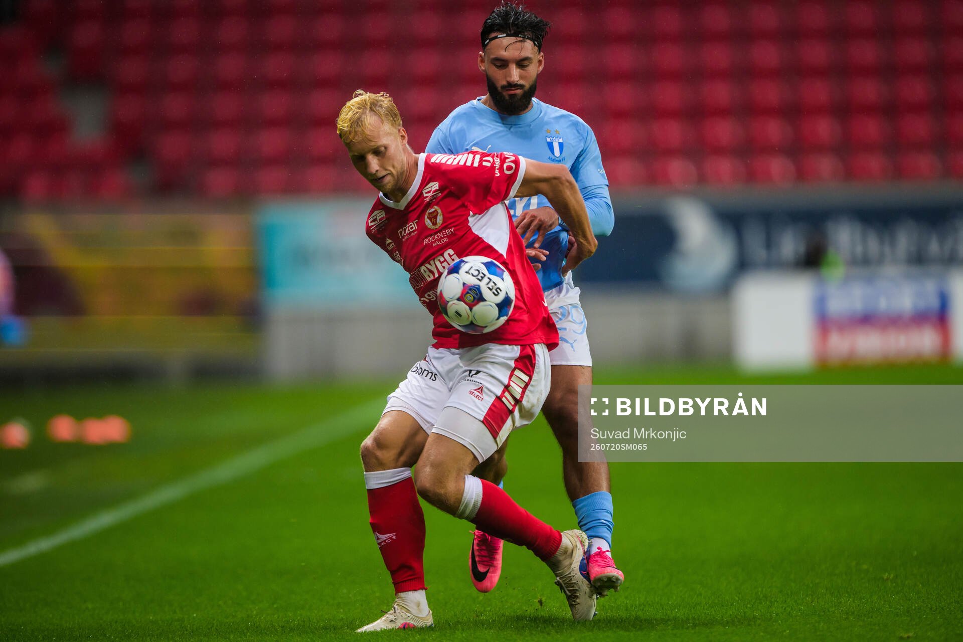 Kalmars Victor Larsson och Malmö FFs Sead Haksabanovic