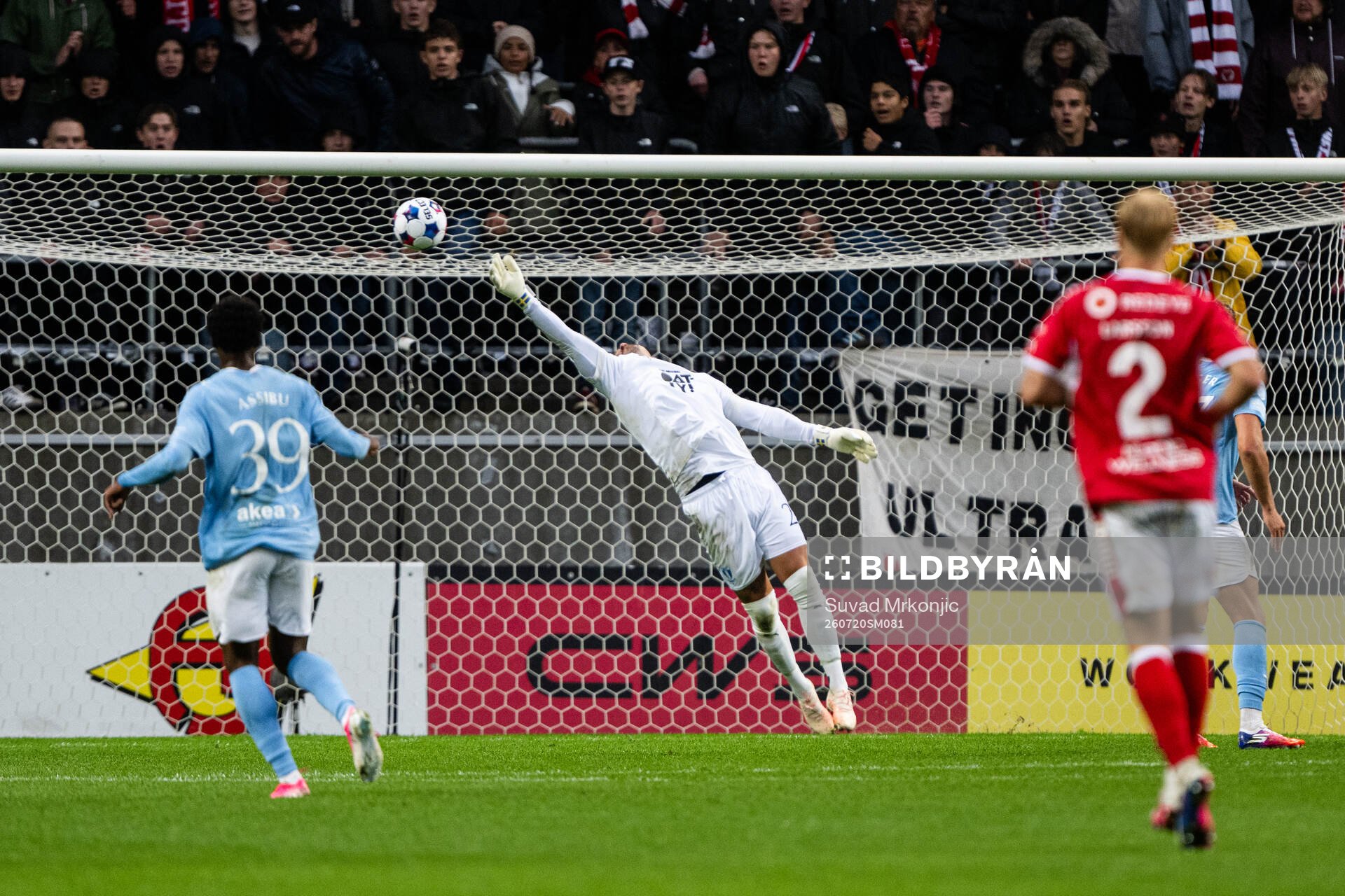 Malmö FFs målvakt Johan Dahlin