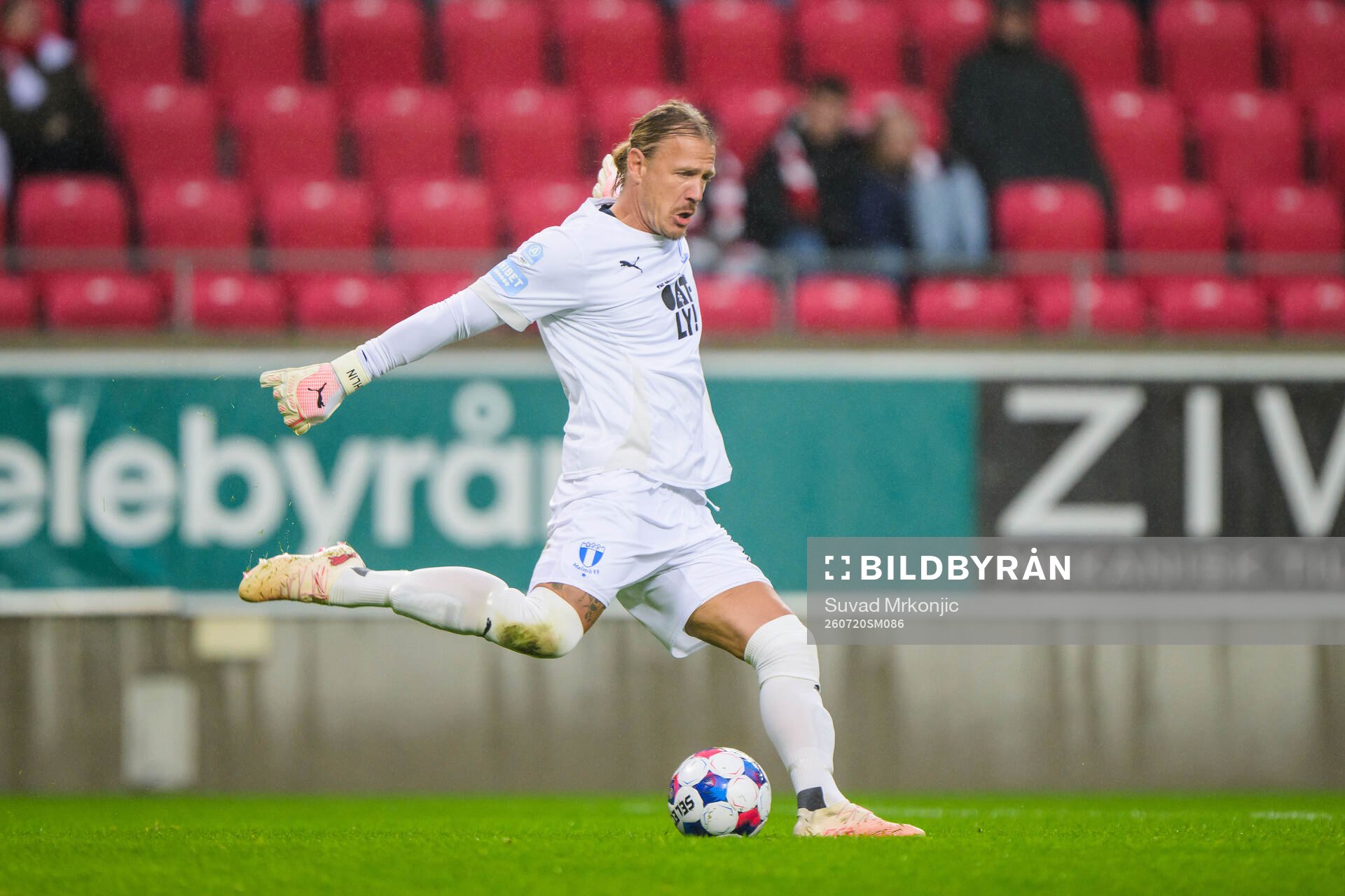 Malmö FFs målvakt Johan Dahlin