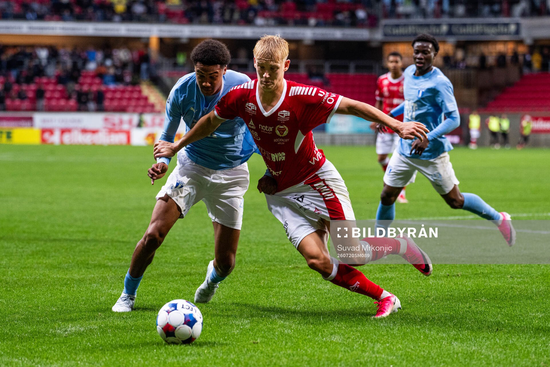 Malmö FFs Theodor Lundbergh och Kalmars Carl Gustafsson