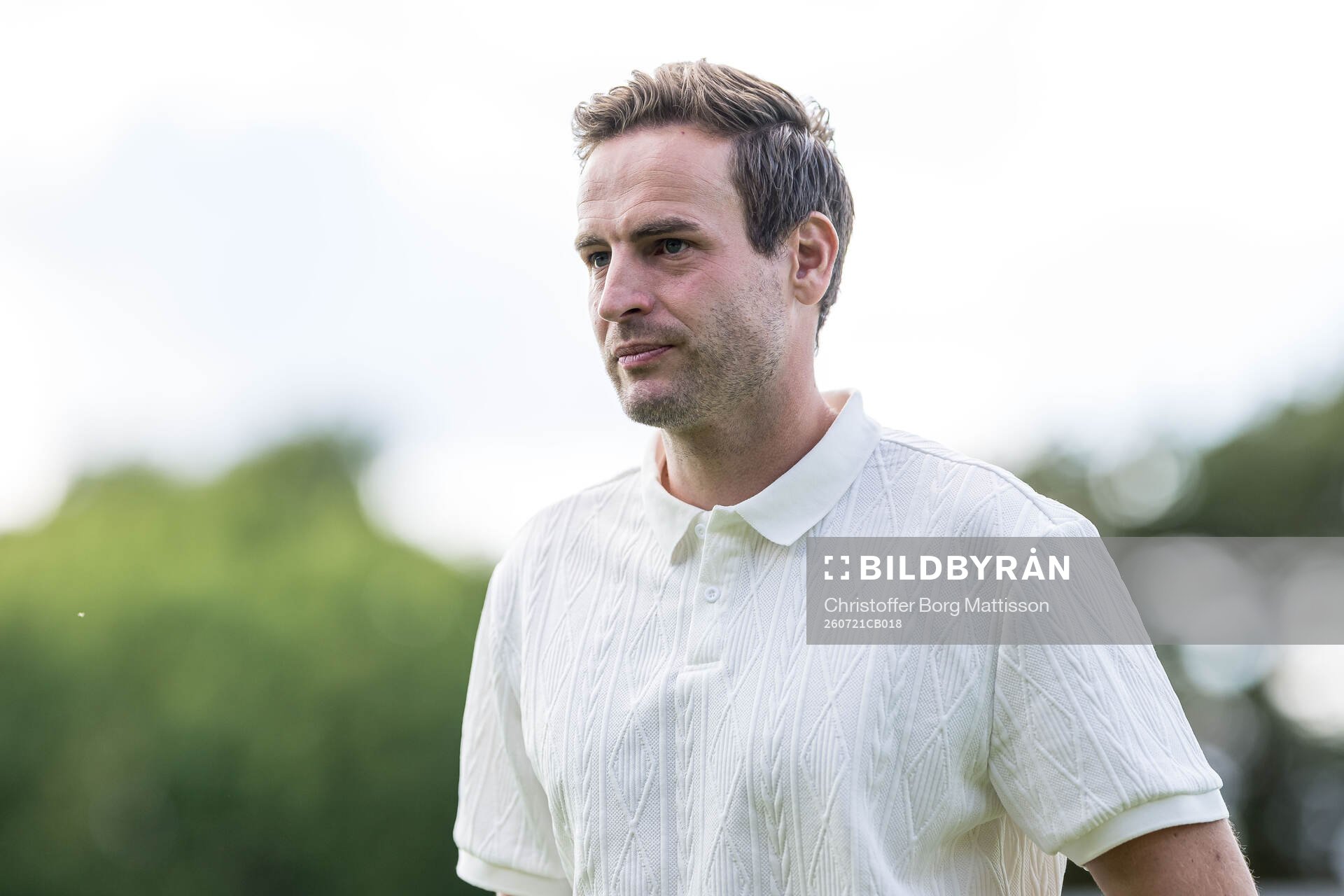 Coach Karl Marius Aksum of Mjällby