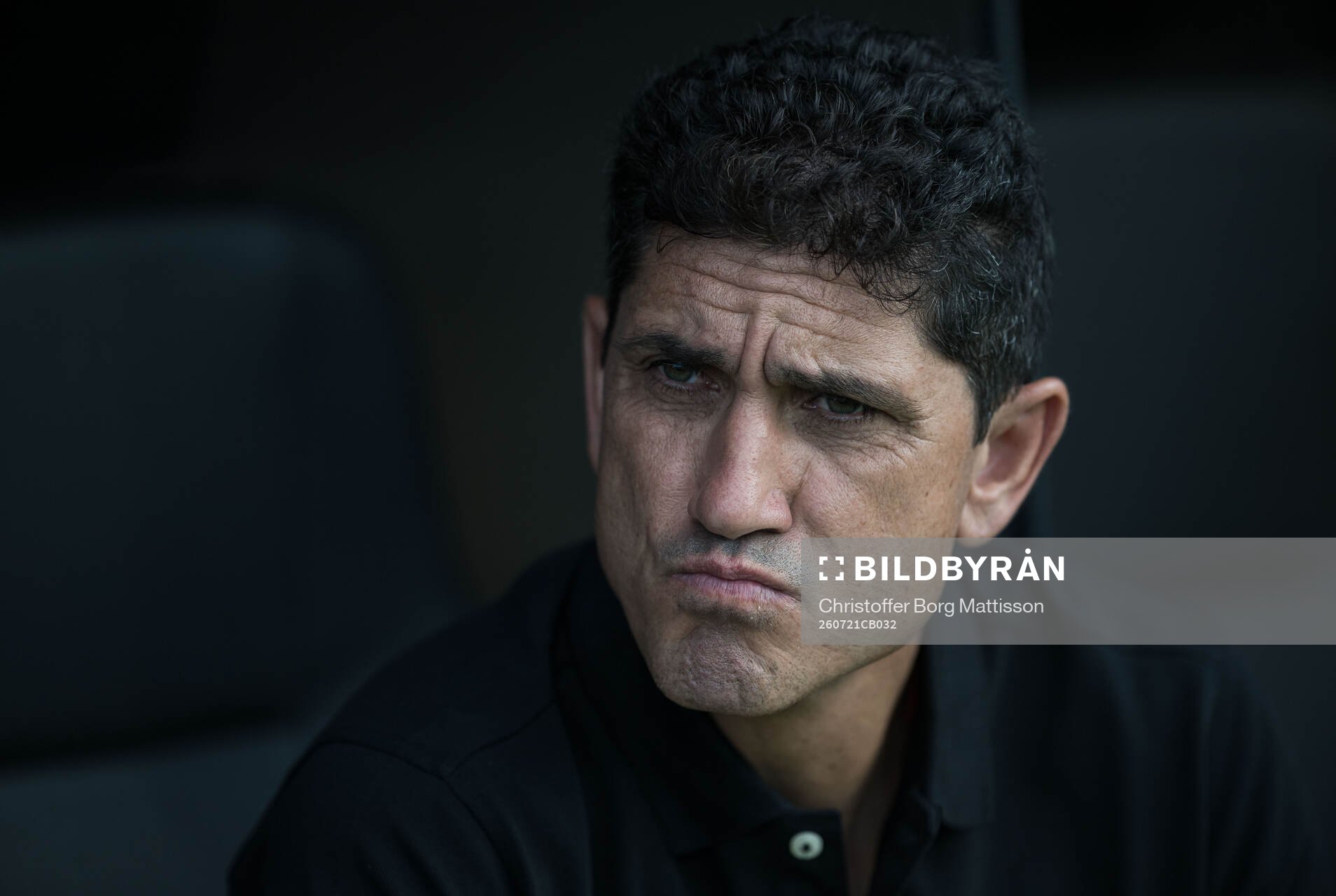 Coach Juan Manuel Pavon of Lincoln Red Imps