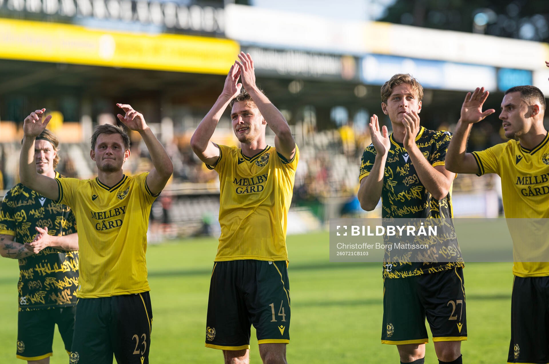 Aki Samuelsen, Villiam Granath, Ludvig Tidstrand and Ali