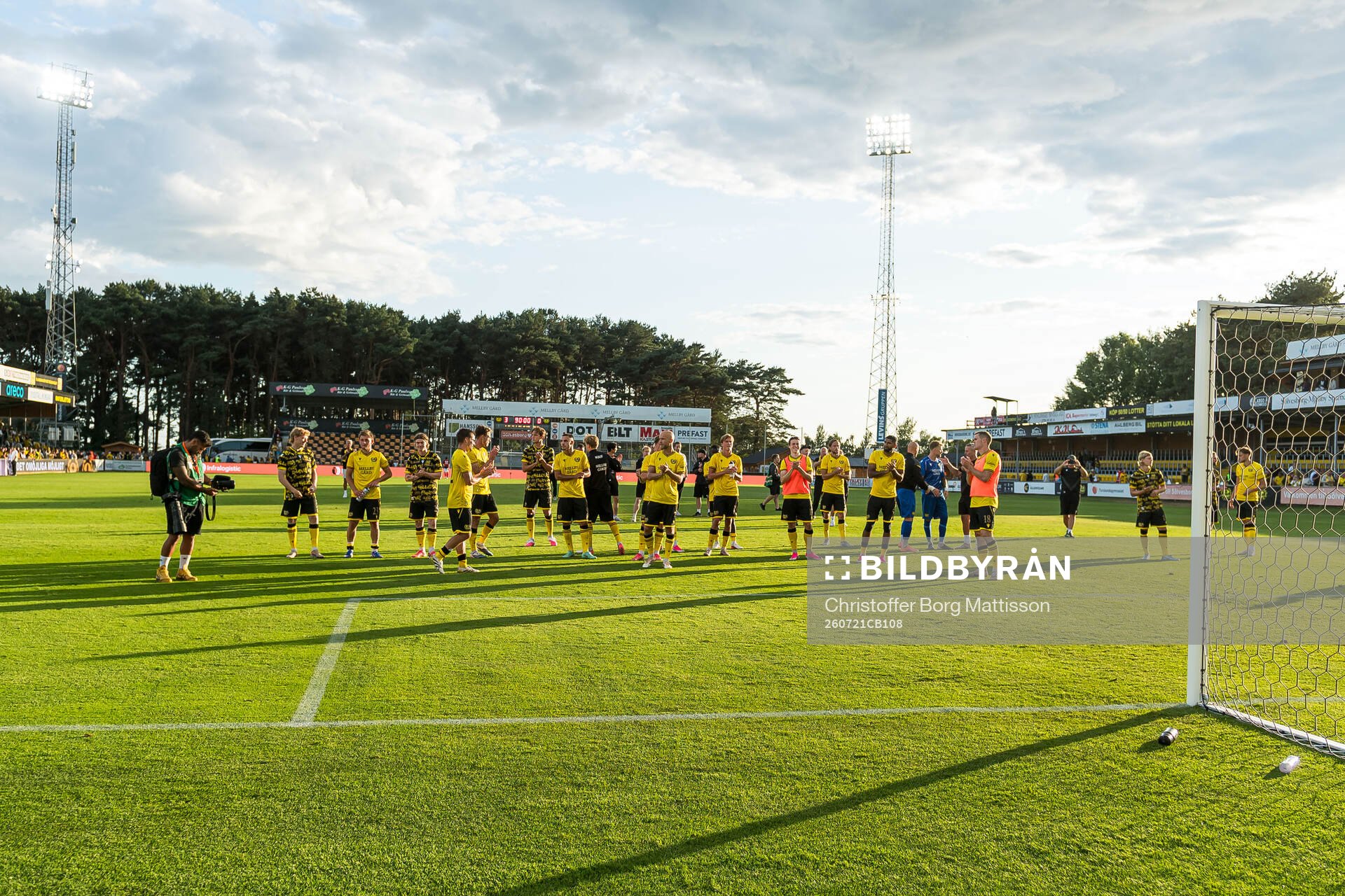 Players of Mjällby celebrates