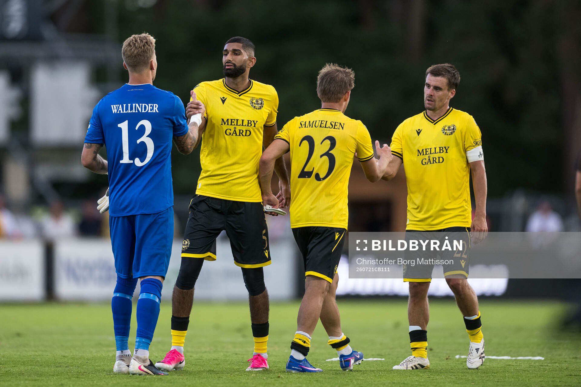Goalkeeper Robin Wallinder, Abdullah Iqbal, Aki Samuelsen