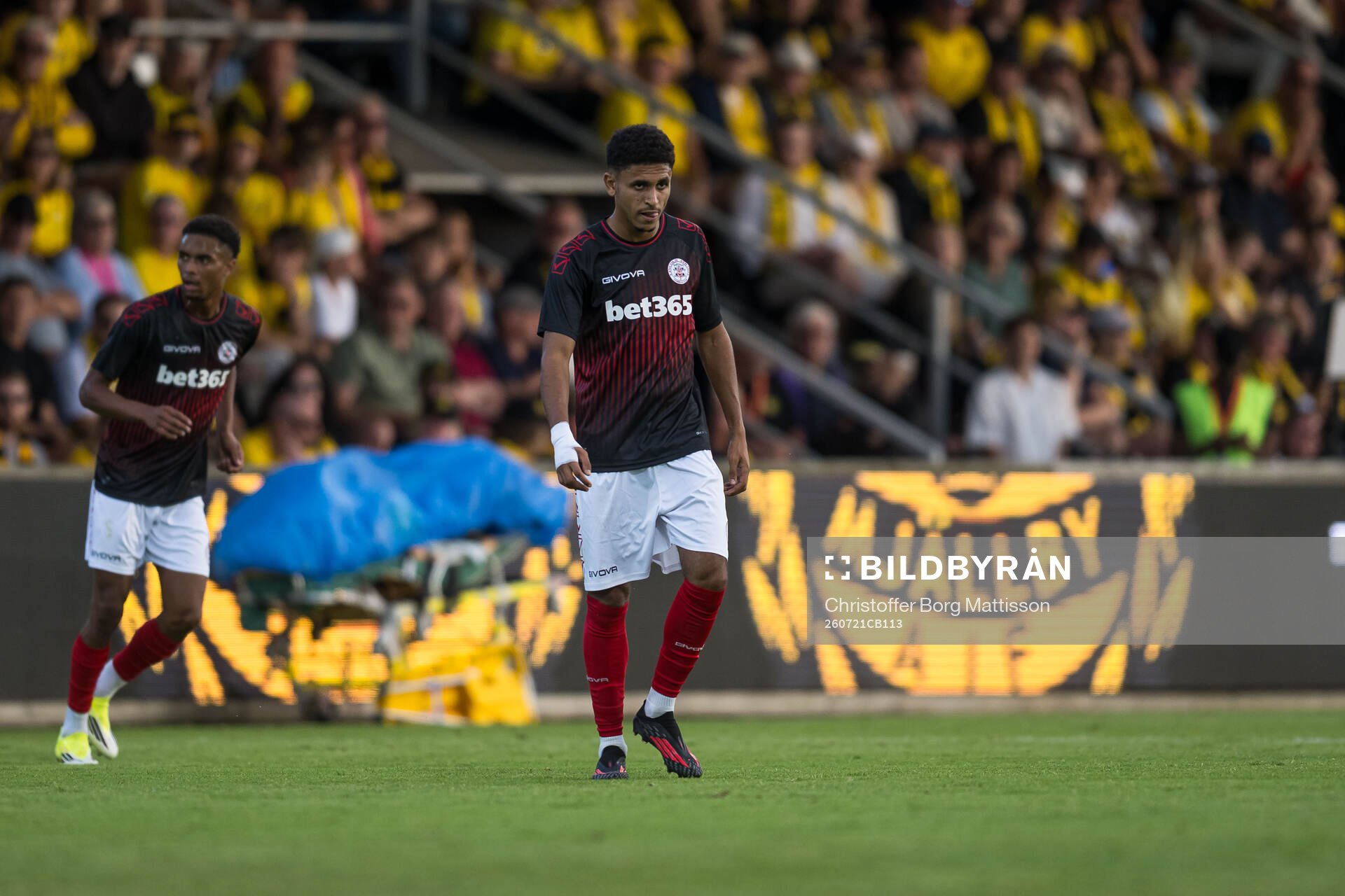Yussef Flalhi Idrissi of Lincoln Red Imps looks dejected