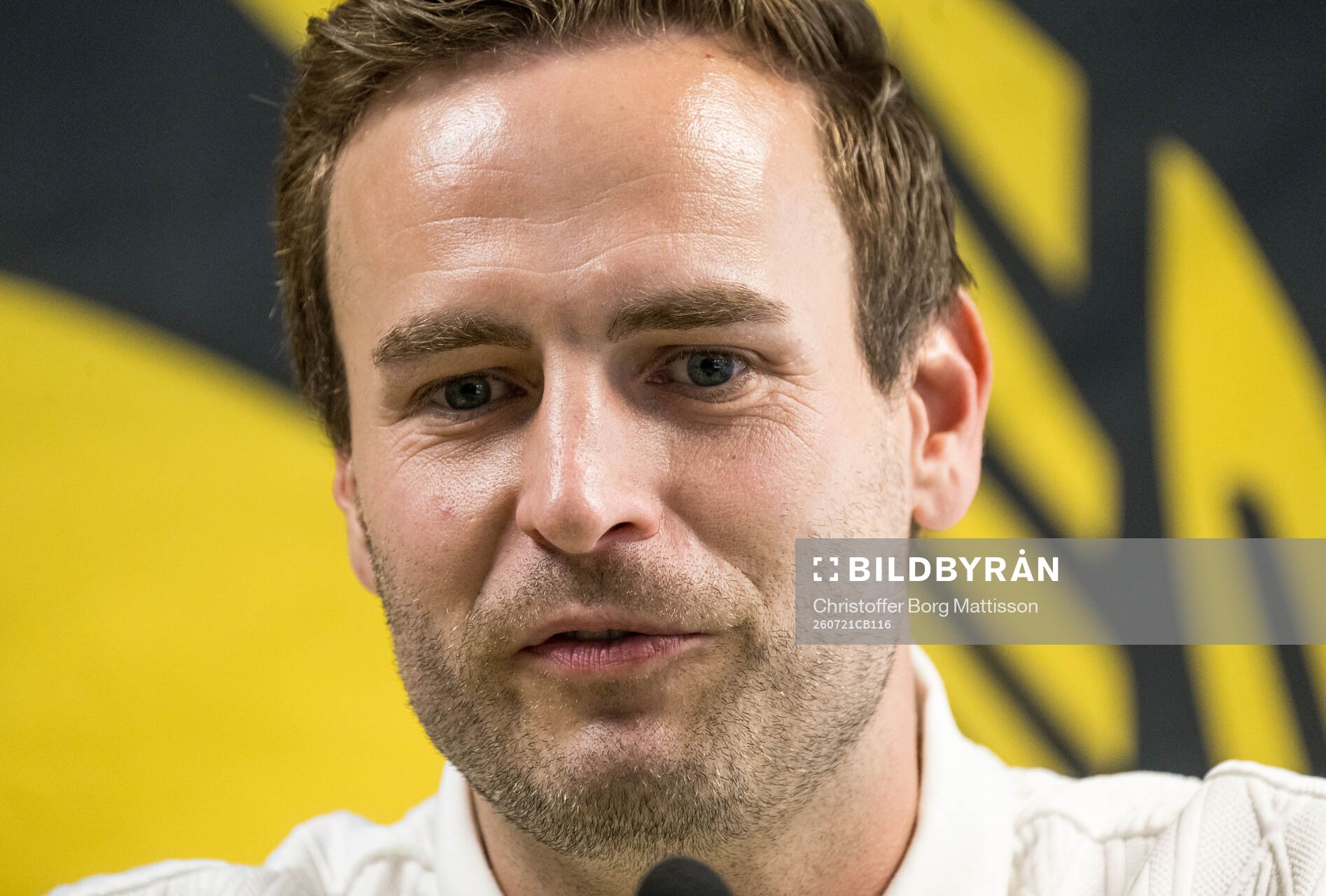 Coach Karl Marius Aksum of Mjällby