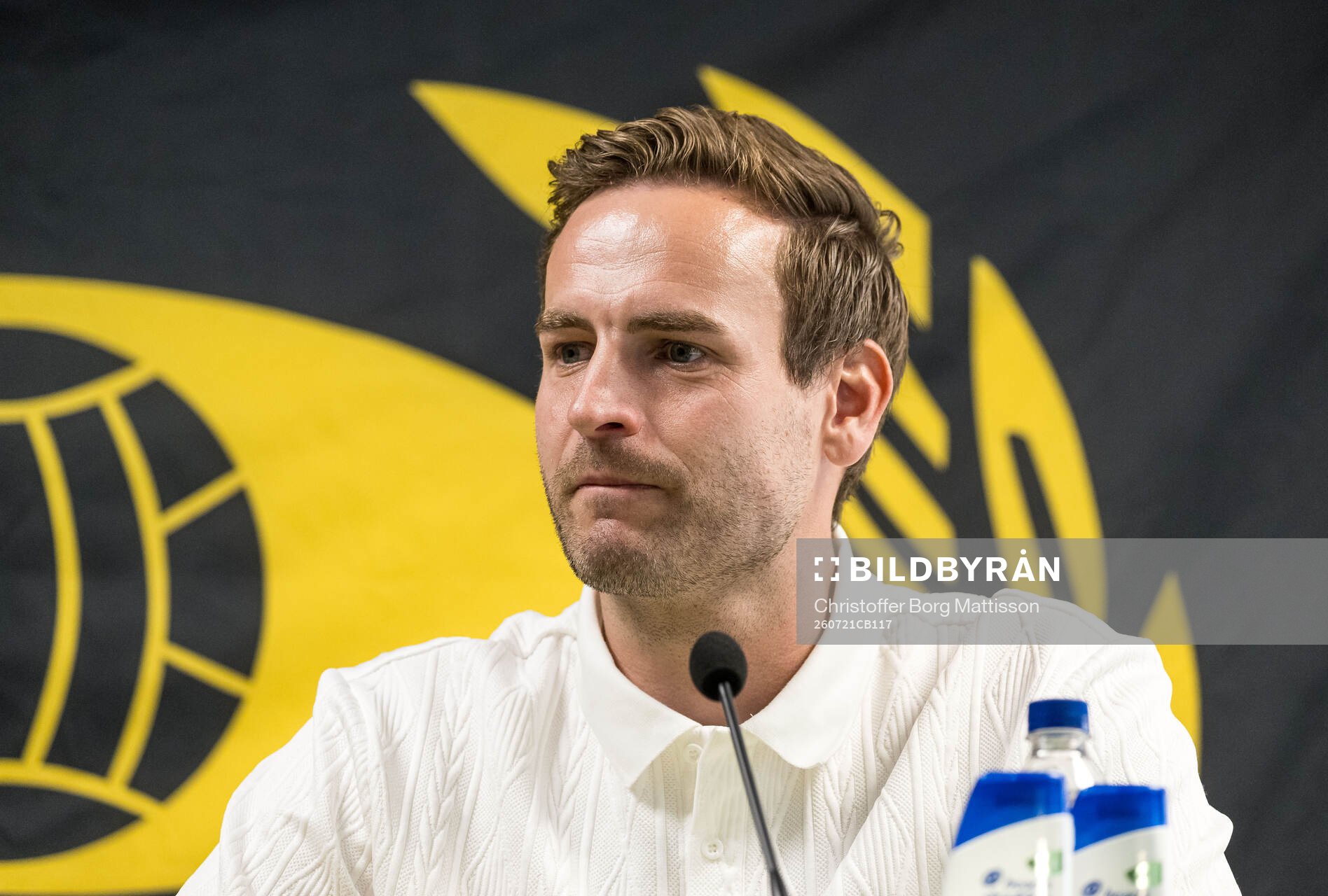 Coach Karl Marius Aksum of Mjällby
