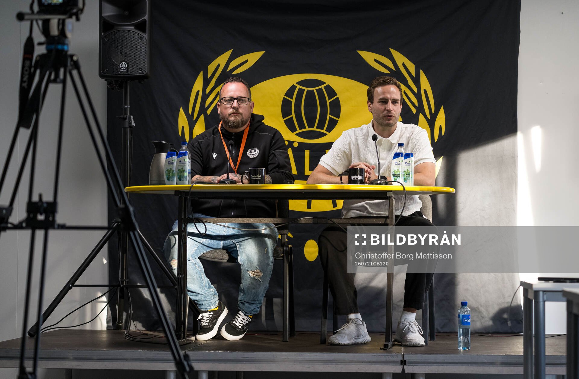 Coach Karl Marius Aksum of Mjällby