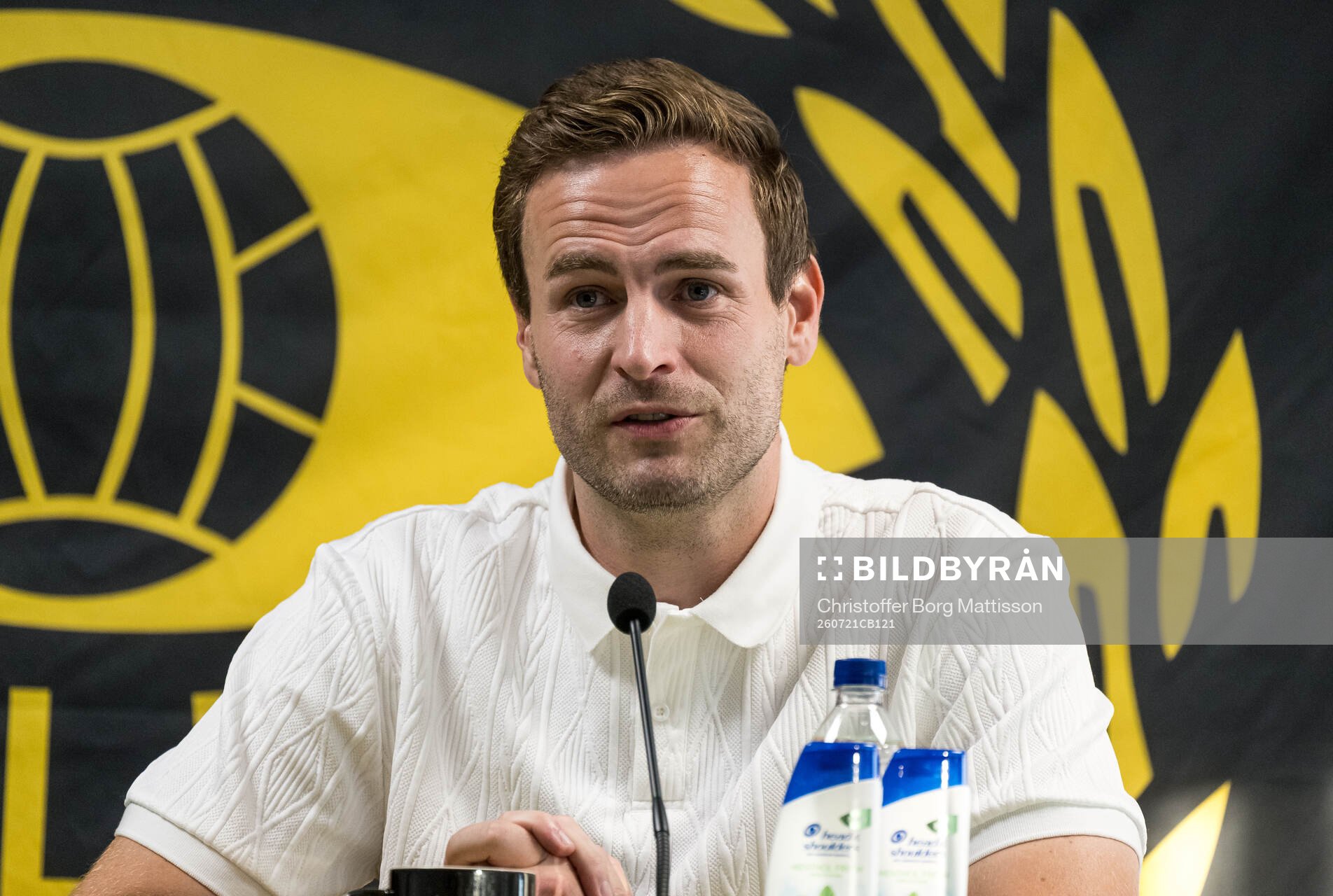 Coach Karl Marius Aksum of Mjällby