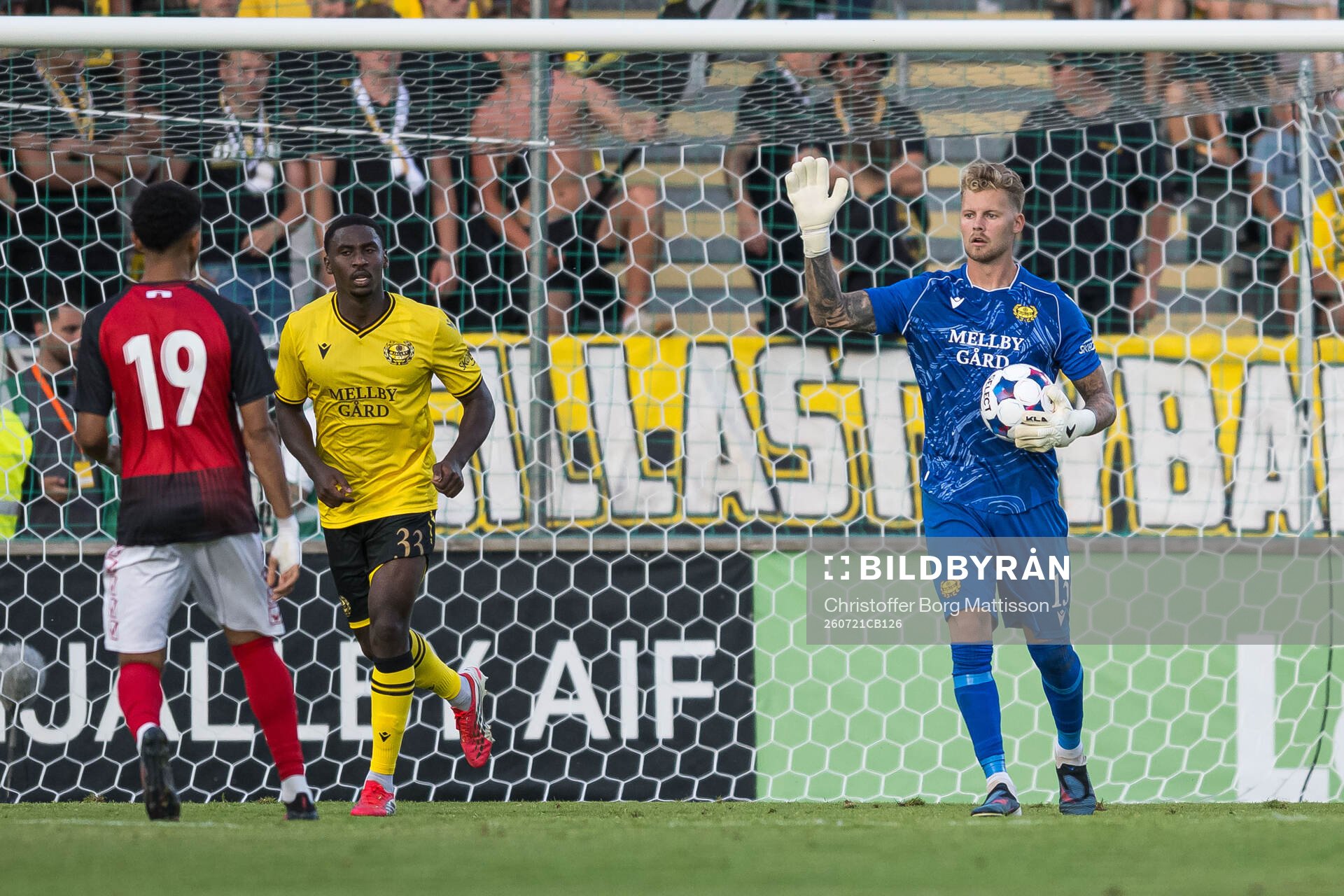Goalkeeper Robin Wallinder of Mjällby