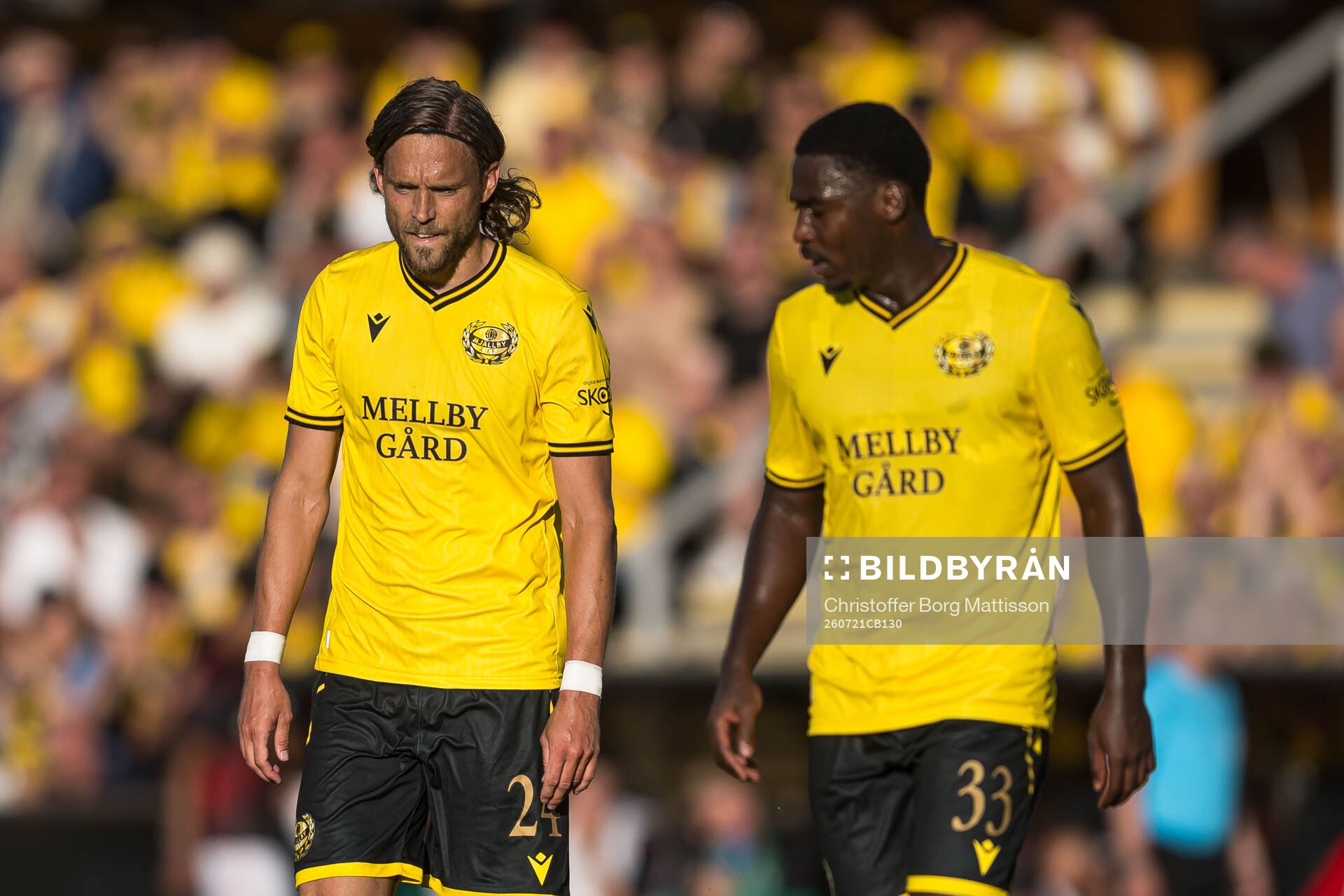 Tom Pettersson and Tony Miettinen of Mjällby