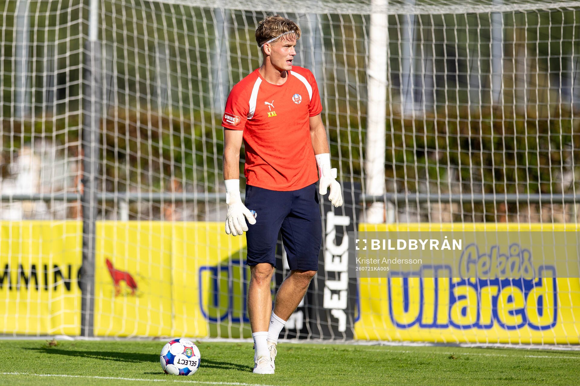 Helsingborgs målvakt Johan Brattberg