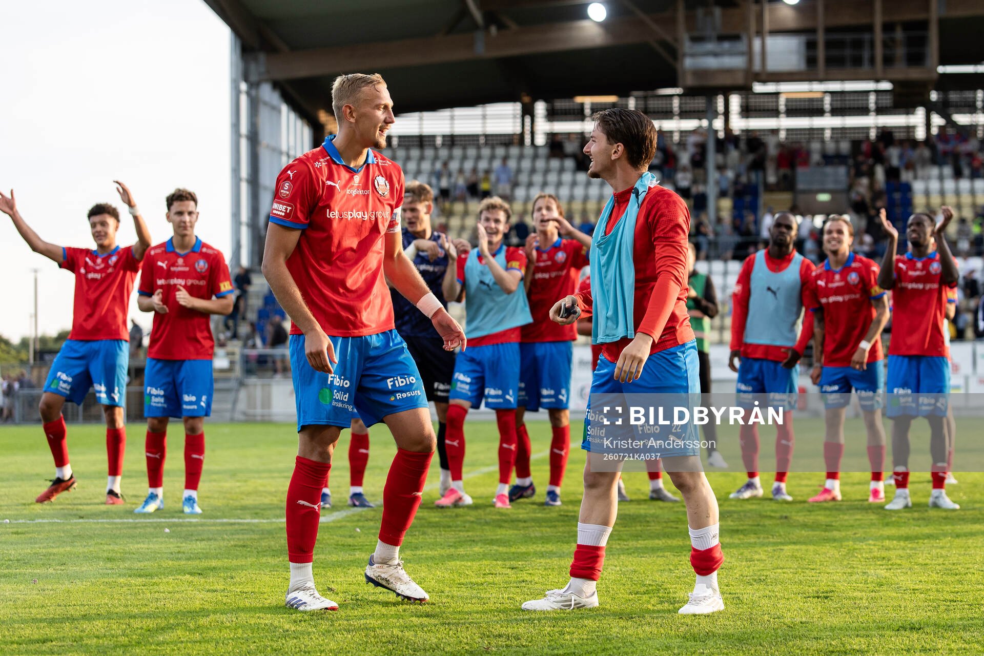 Helsingborgs Jakob Voelkerling Persson och Timothe Rupil